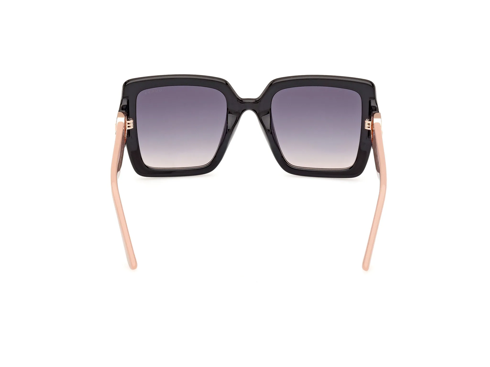 Guess GU00103 05W Occhiali da sole Iniettato Nero Blu Squadrata Normale Sfumato - immagine 4