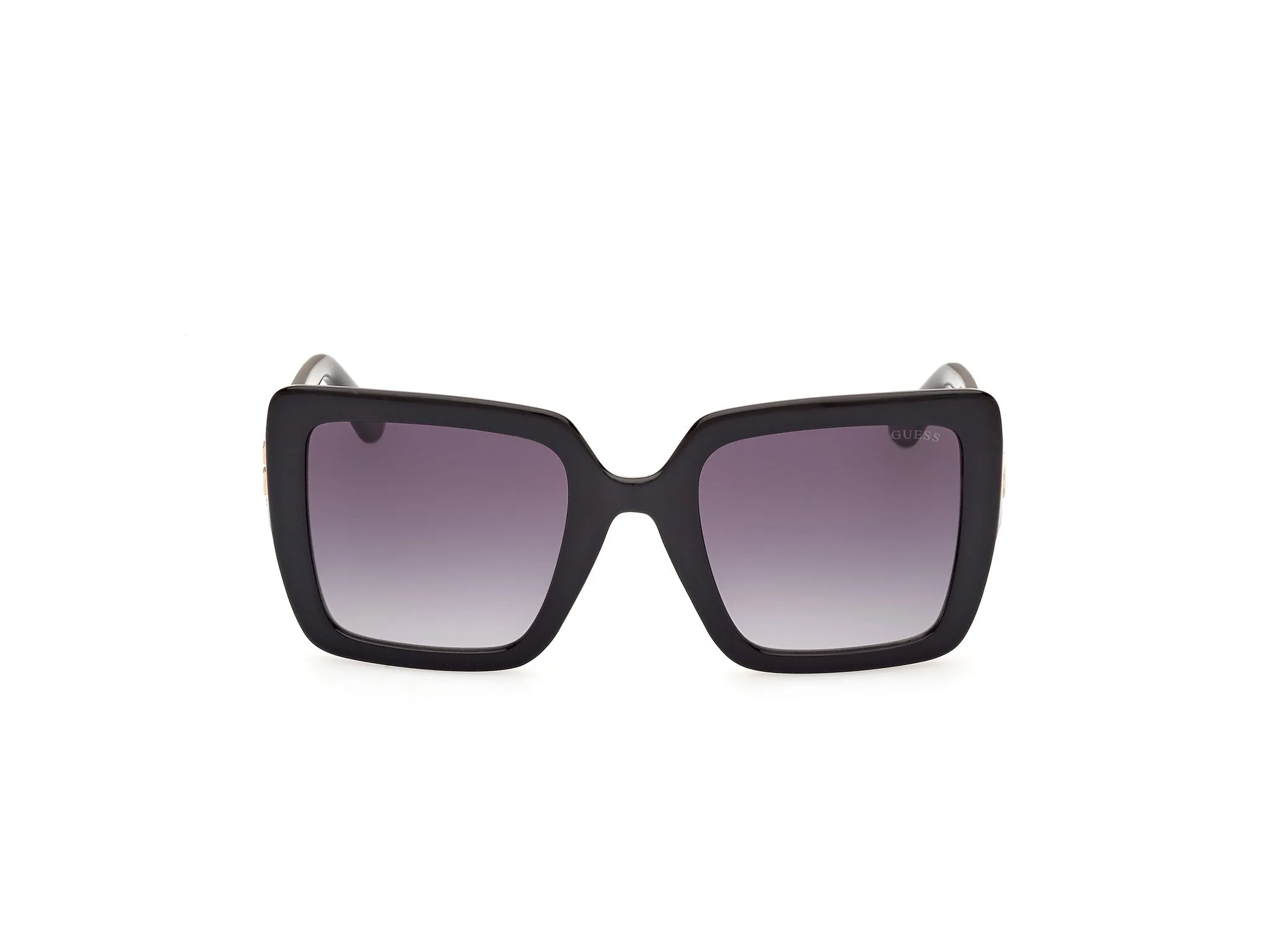 Guess GU00103 01B Occhiali da sole Iniettato Nero Fumo Squadrata Normale Sfumato - immagine 2