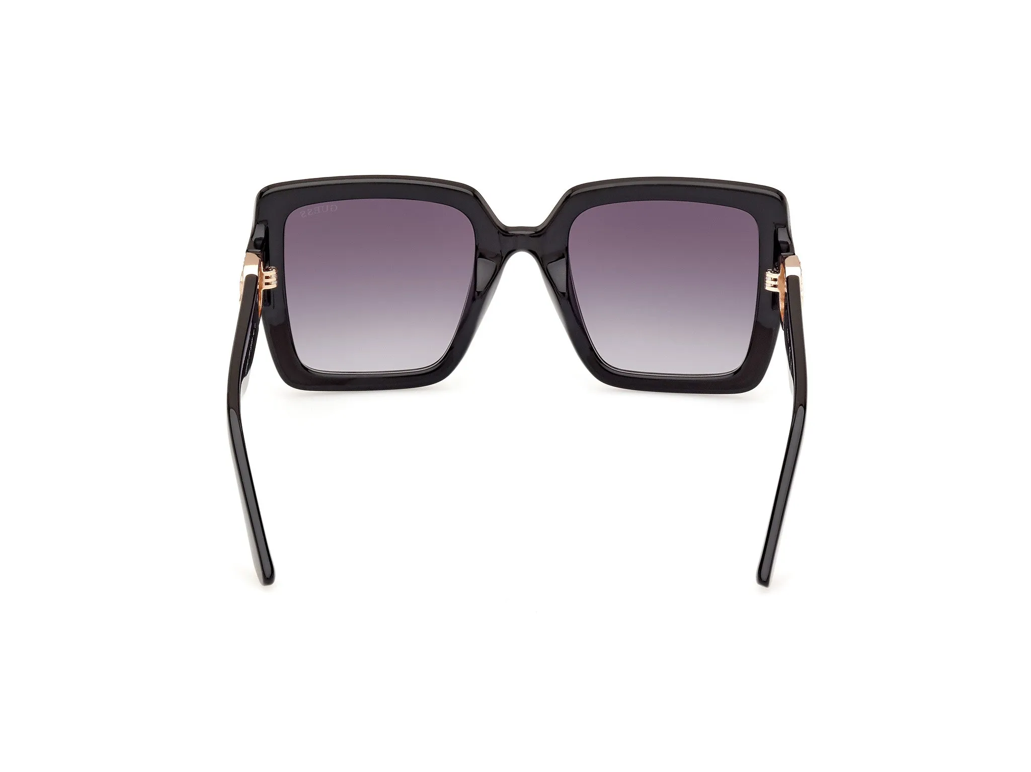 Guess GU00103 01B Occhiali da sole Iniettato Nero Fumo Squadrata Normale Sfumato - immagine 4