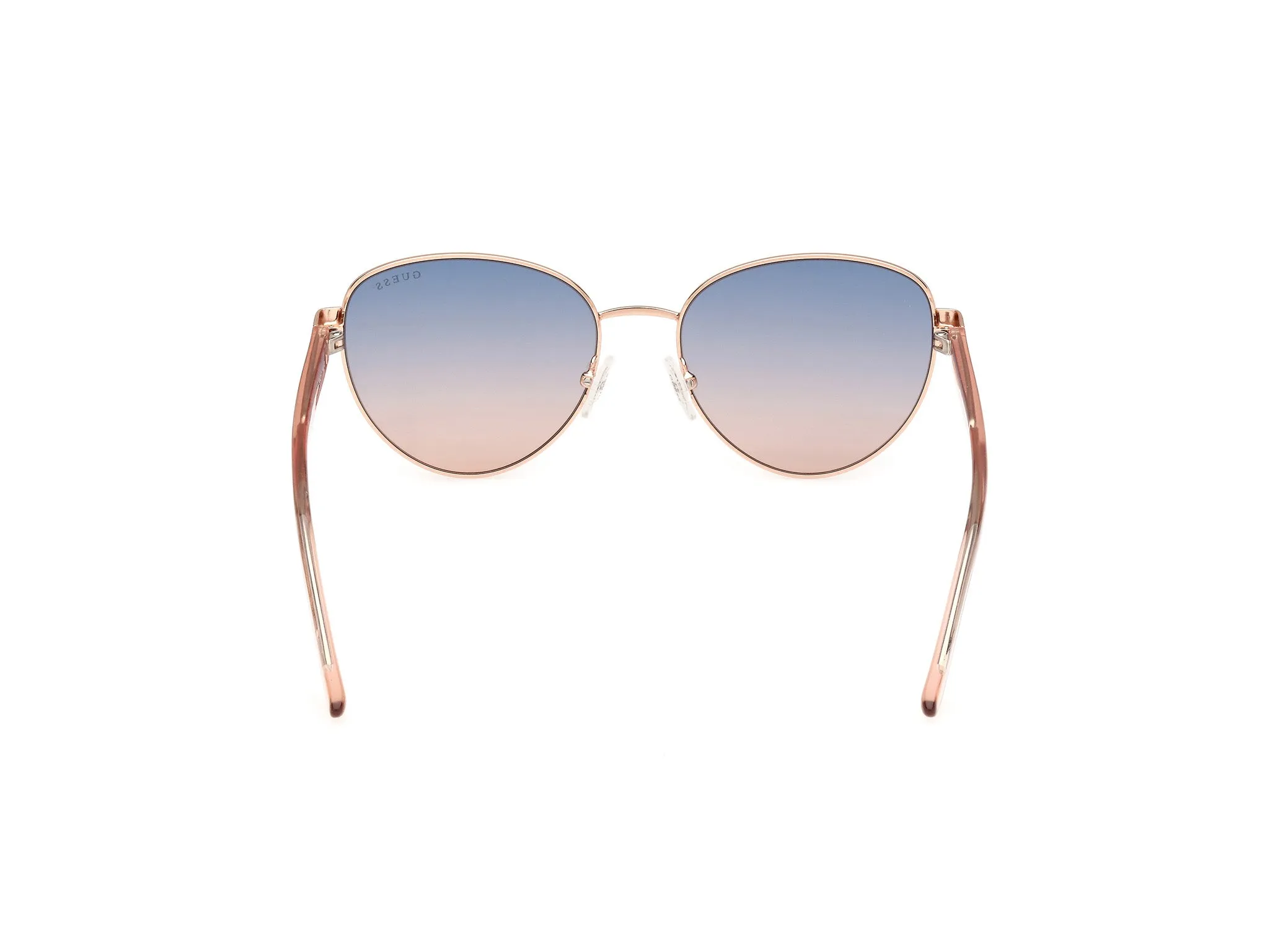 Guess GU00101 28W Occhiali da sole Metallo Oro Blu Rotonda Normale - immagine 4