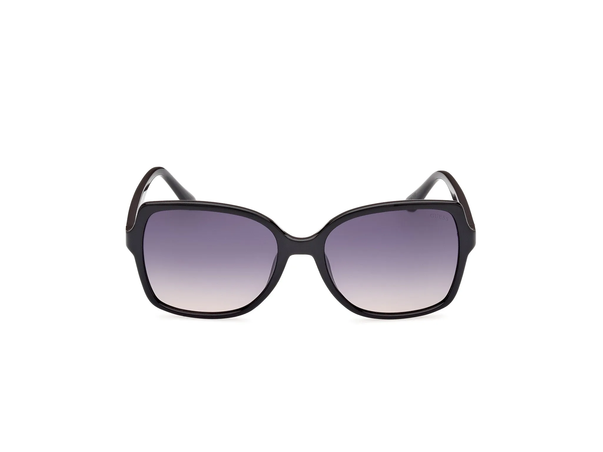 Guess GU00100 01B Occhiali da sole Iniettato Nero Fumo Squadrata Normale Sfumato - immagine 2