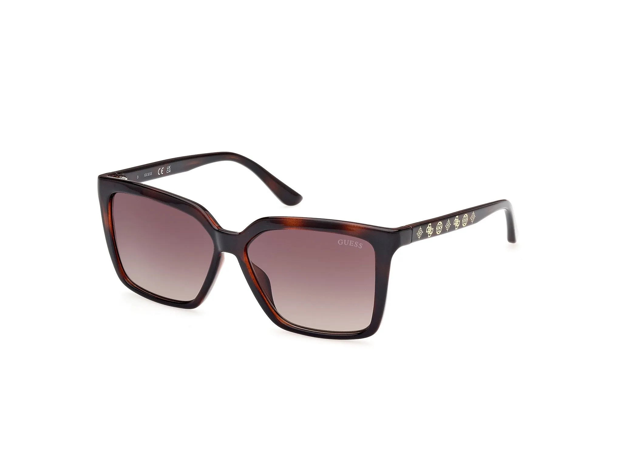 Guess GU00099 52F Occhiali da sole Iniettato Squadrata Normale Sfumato - immagine 1