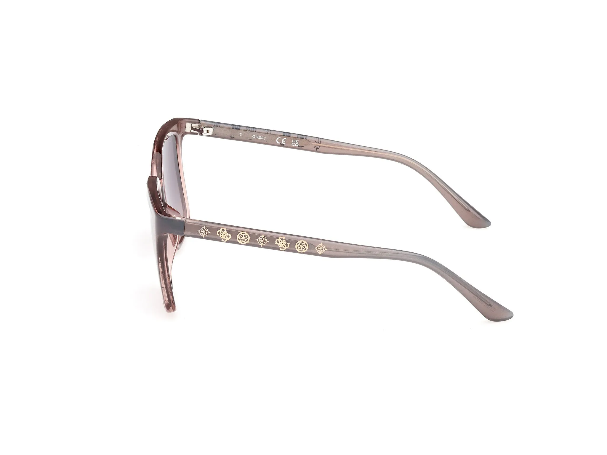 Guess GU00099 20B Occhiali da sole Iniettato Grigio Fumo Squadrata Normale Sfumato - immagine 3