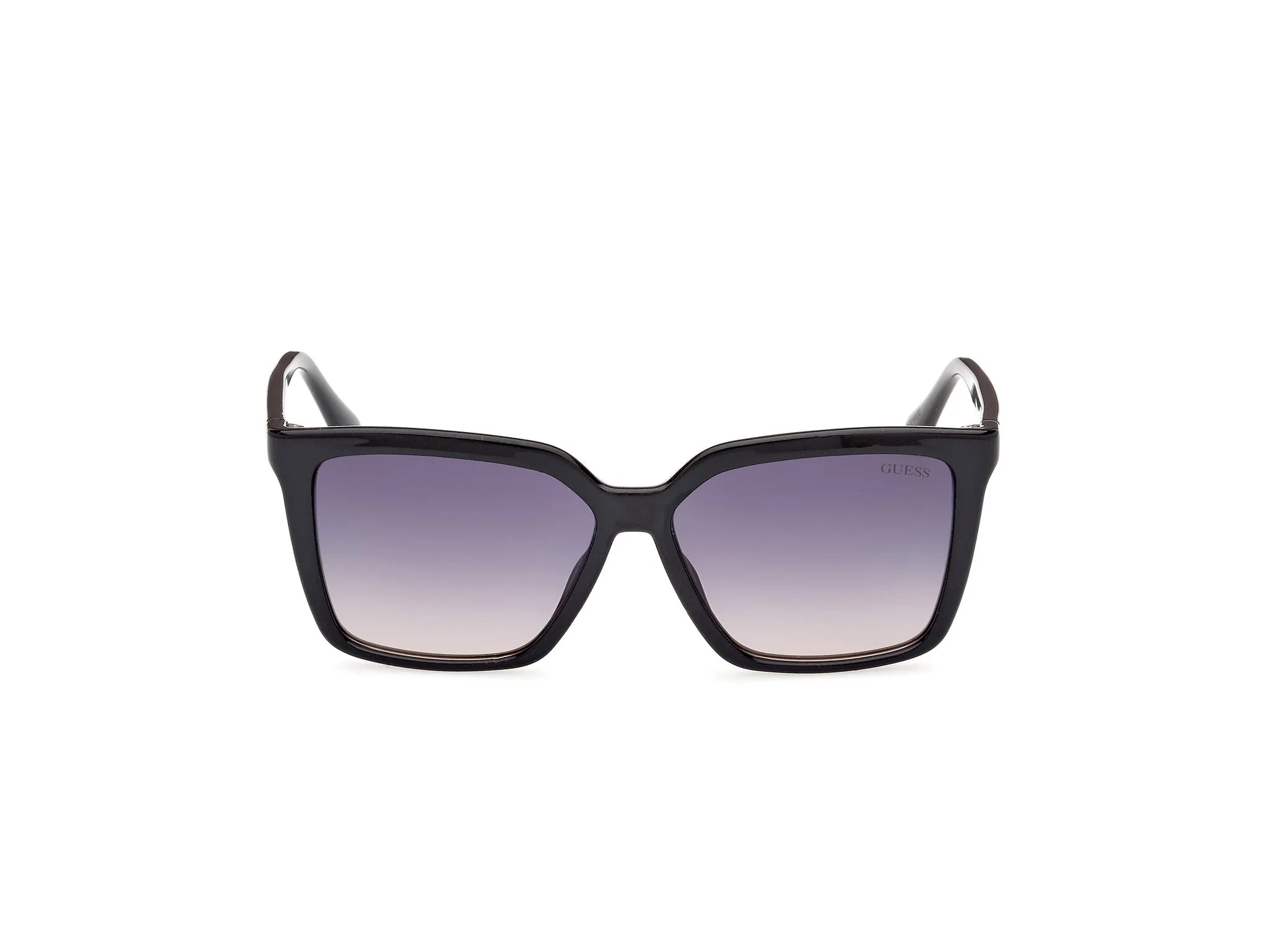 Guess GU00099 01B Occhiali da sole Iniettato Nero Fumo Squadrata Normale Sfumato - immagine 2