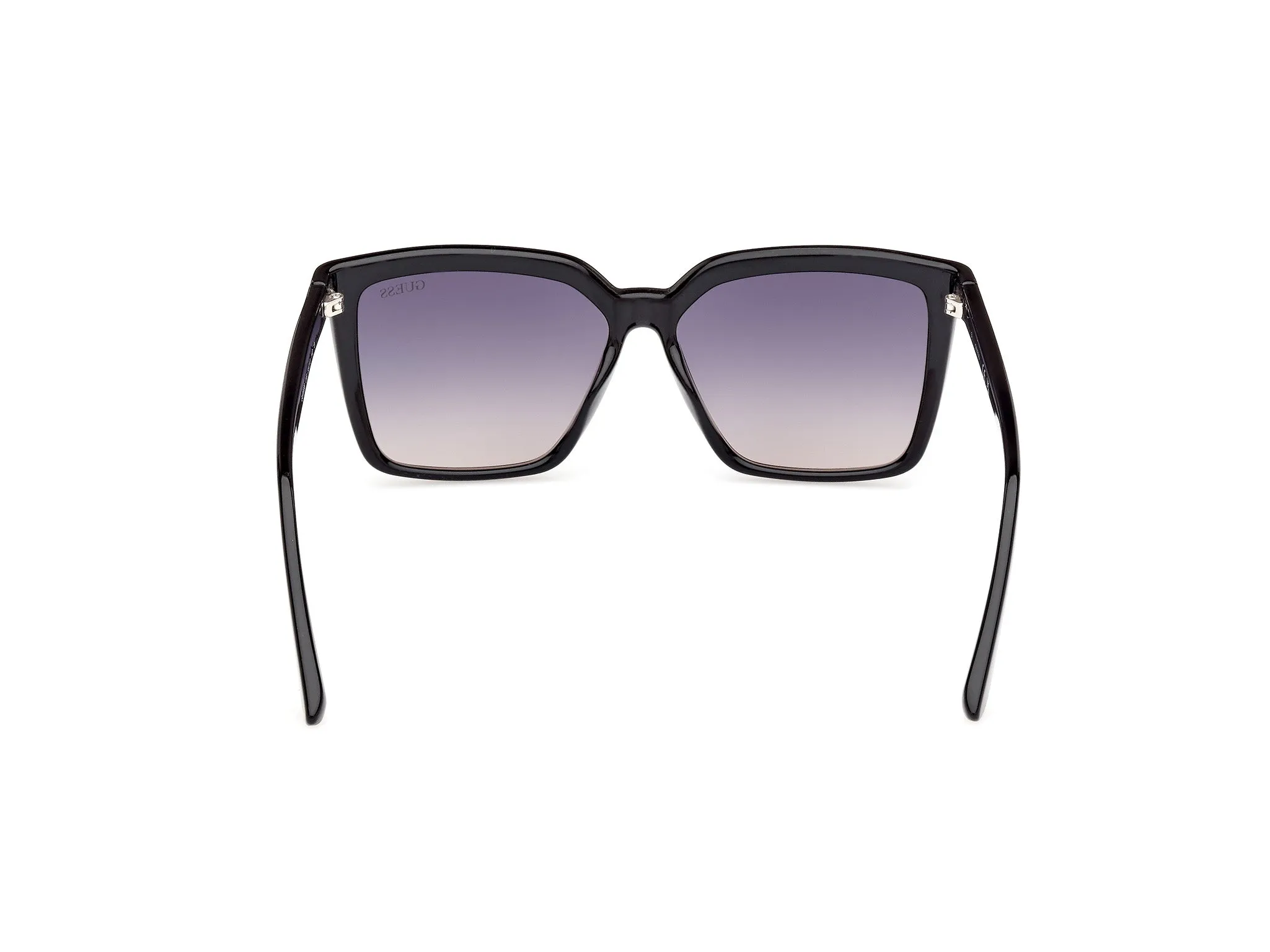 Guess GU00099 01B Occhiali da sole Iniettato Nero Fumo Squadrata Normale Sfumato - immagine 4