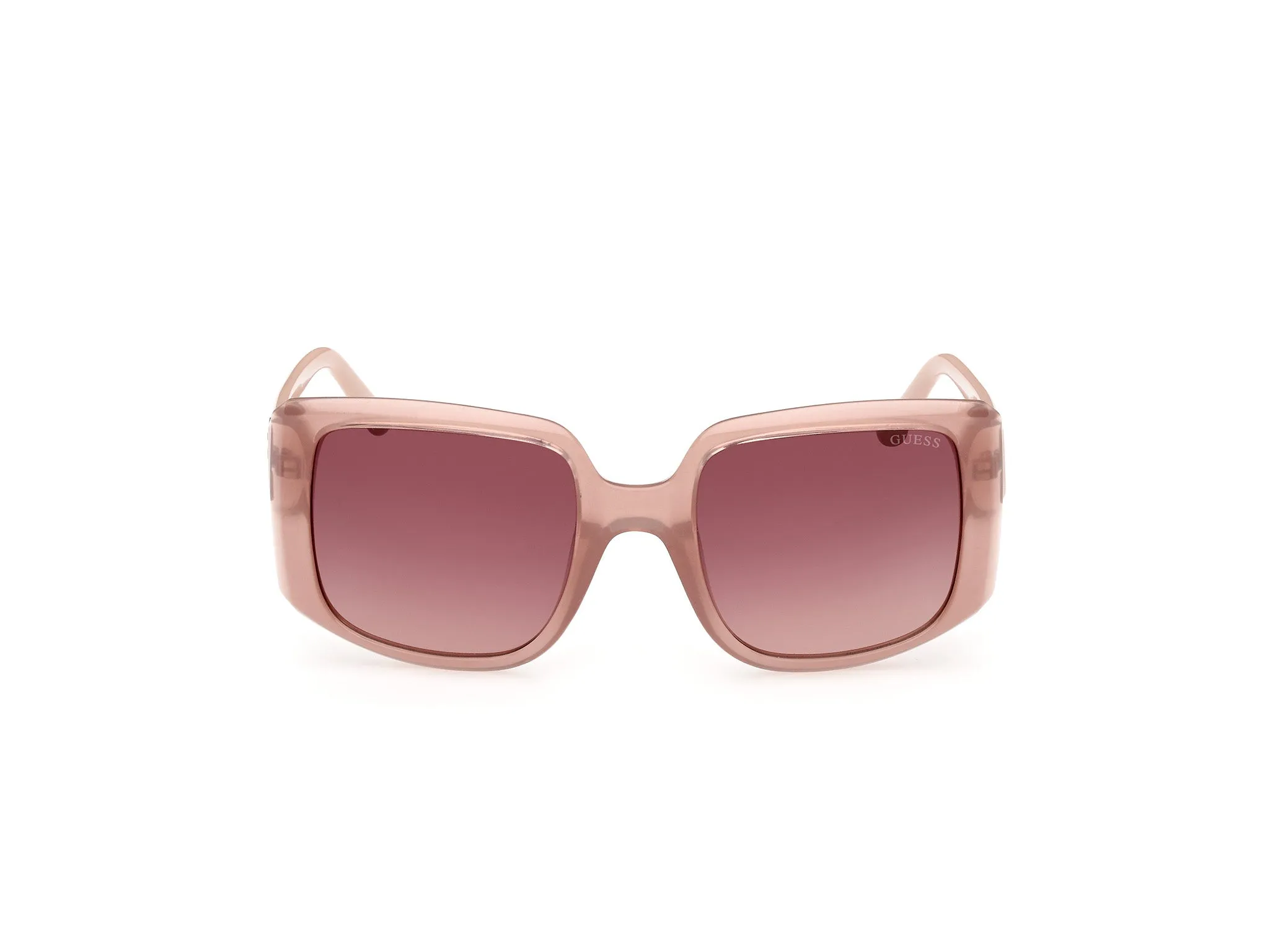 Guess GU00097 57F Occhiali da sole Iniettato Beige Marrone Squadrata Normale Sfumato - immagine 2