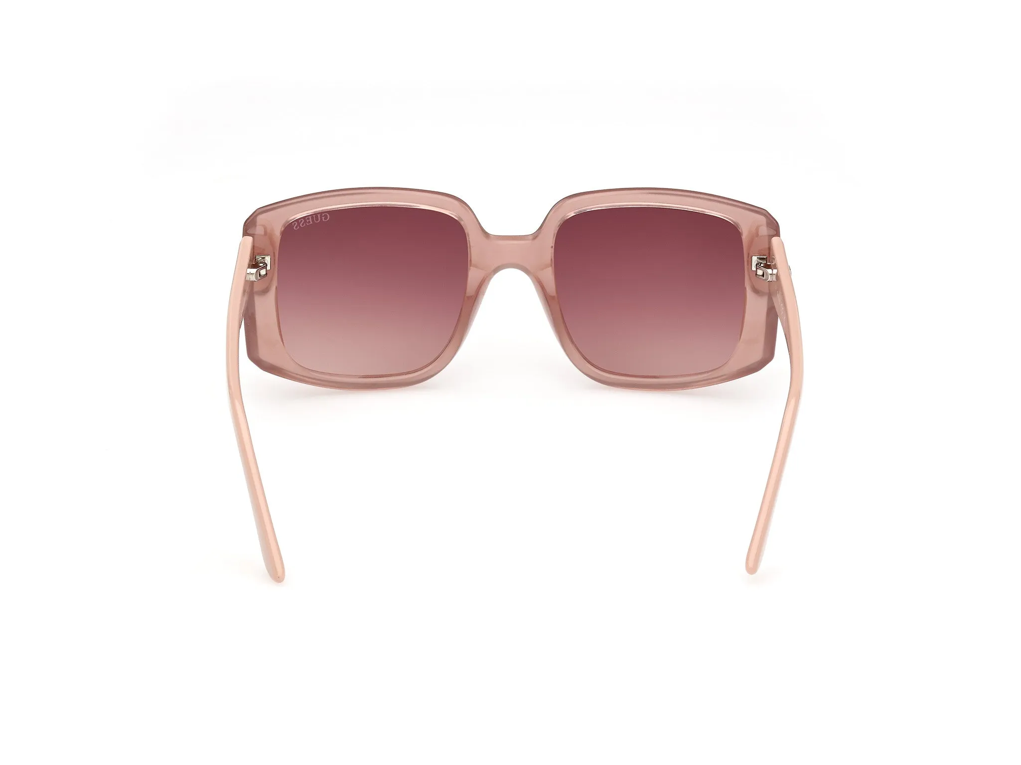 Guess GU00097 57F Occhiali da sole Iniettato Beige Marrone Squadrata Normale Sfumato - immagine 4