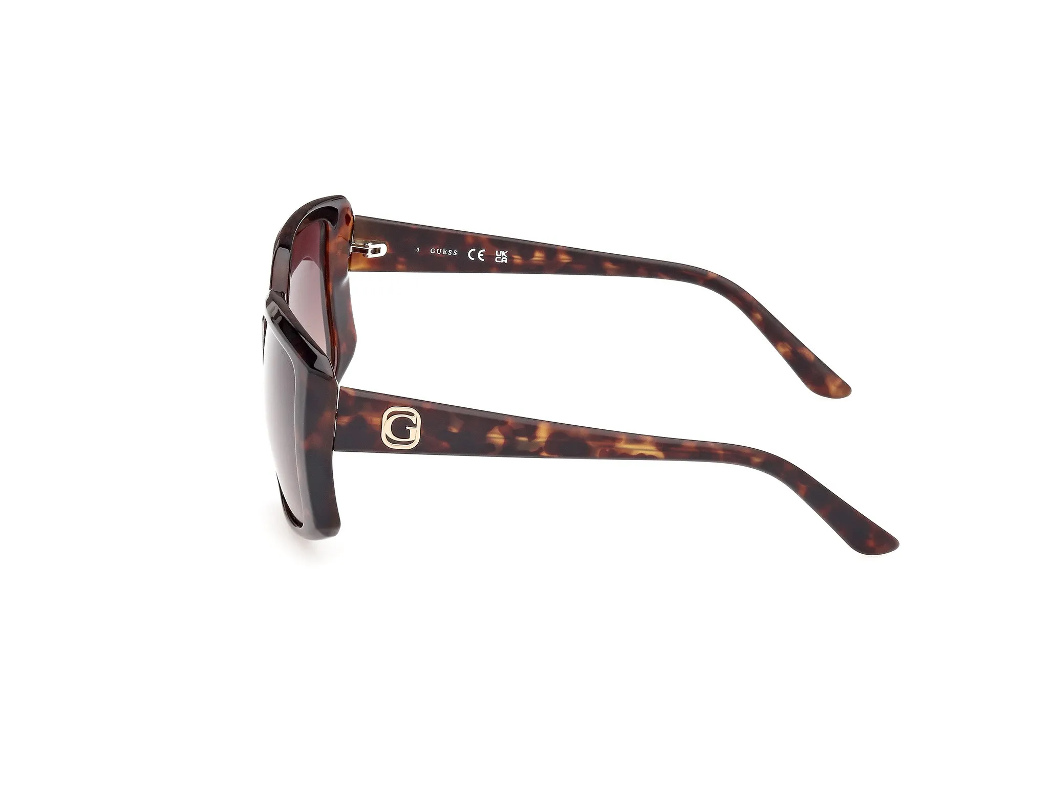 Guess GU00097 52F Occhiali da sole Iniettato Squadrata Normale Sfumato - immagine 3