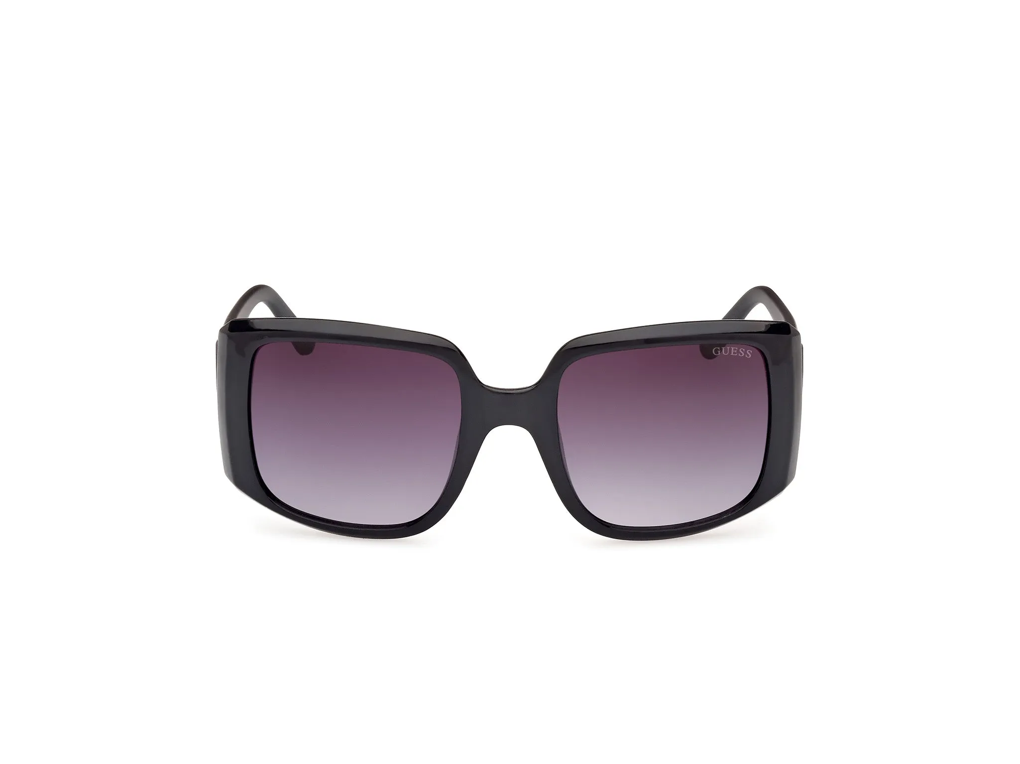 Guess GU00097 01B Occhiali da sole Iniettato Nero Fumo Squadrata Normale Sfumato - immagine 2