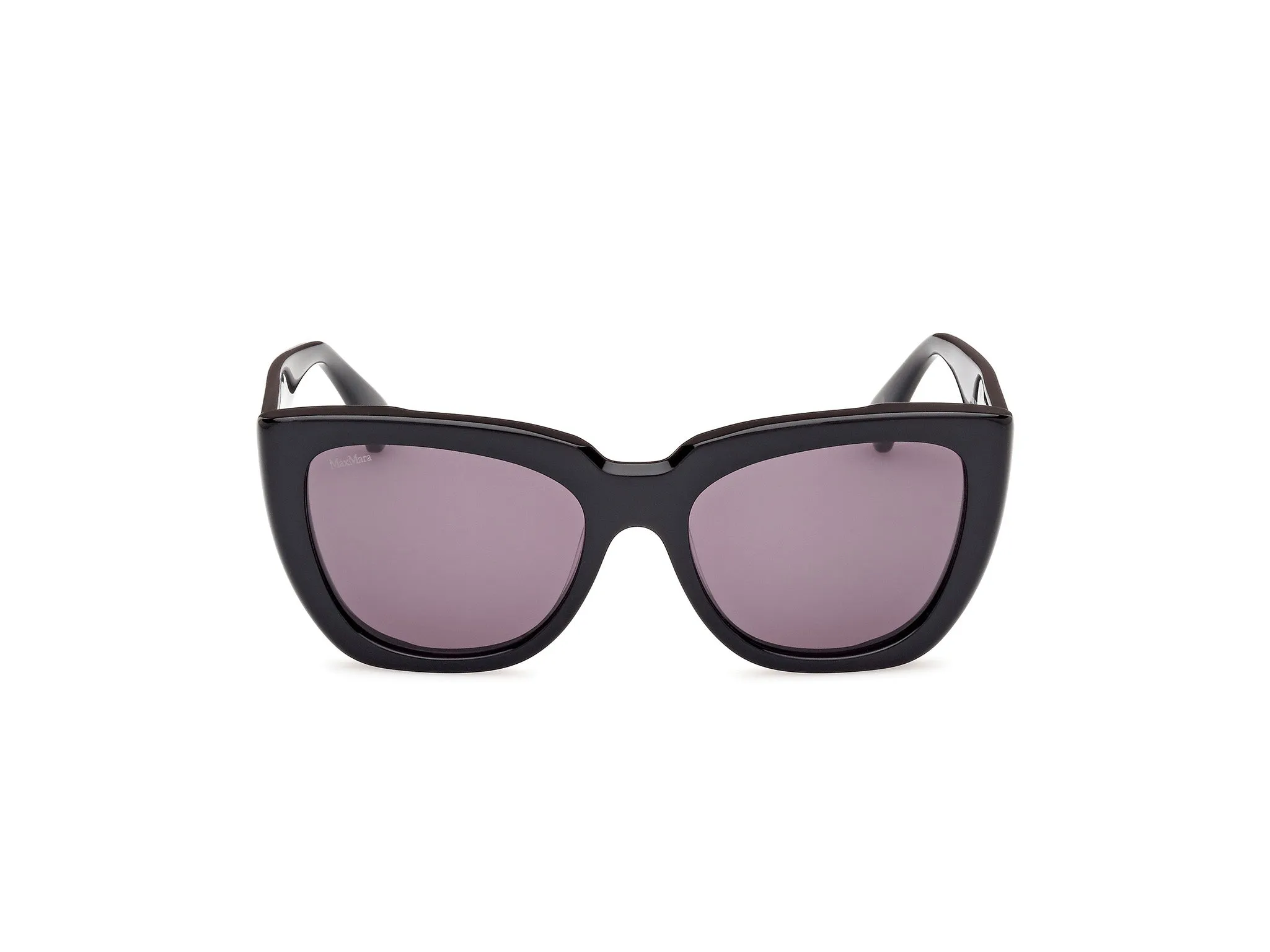 Max Mara MM0090 GLIMPSE4 01A Occhiali da sole Acetato Nero Fumo Cat Eye Normale - immagine 2
