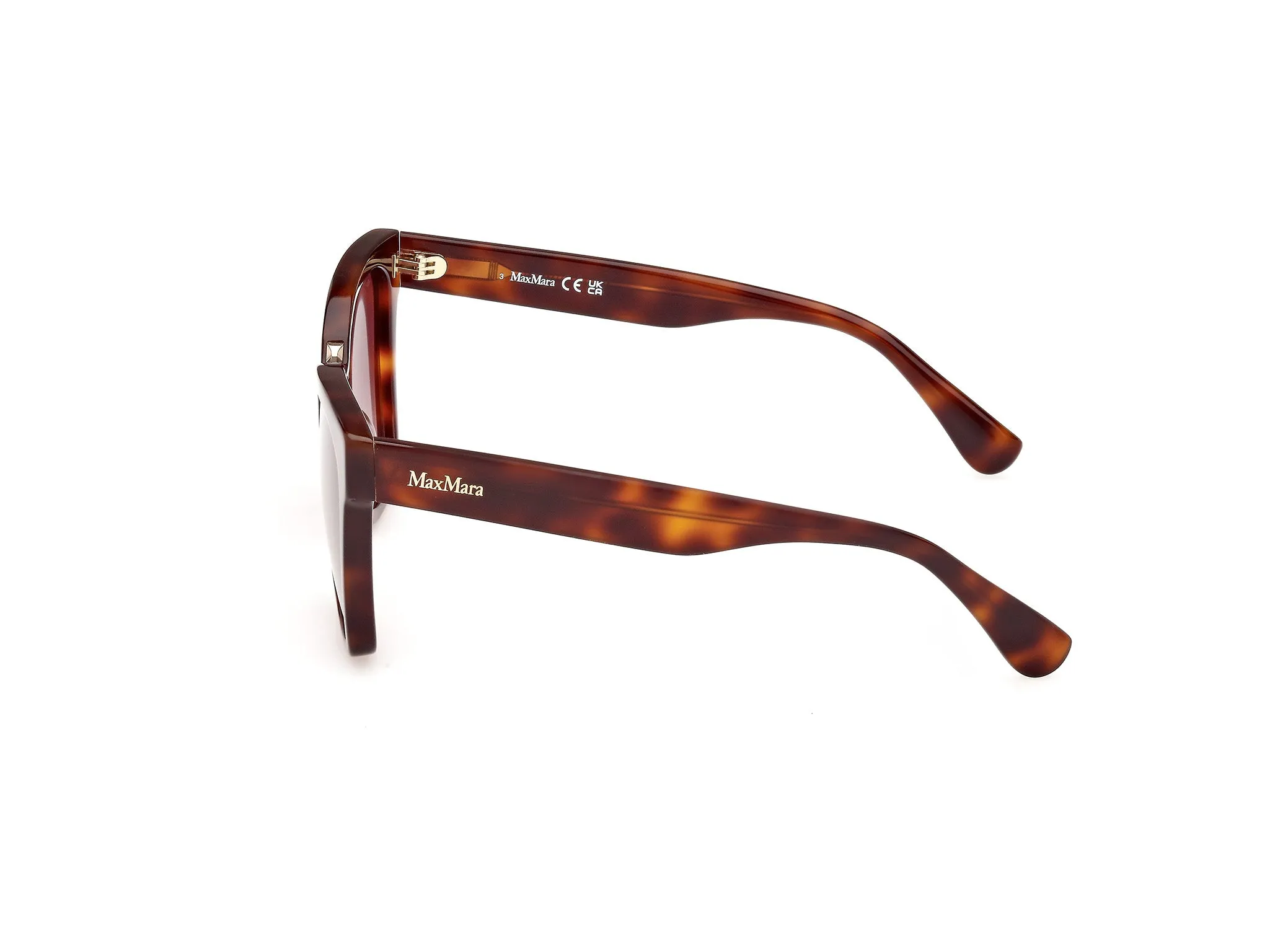 Max Mara MM0089 SPARK3 52F Occhiali da sole Acetato Squadrata Normale Sfumato - immagine 3