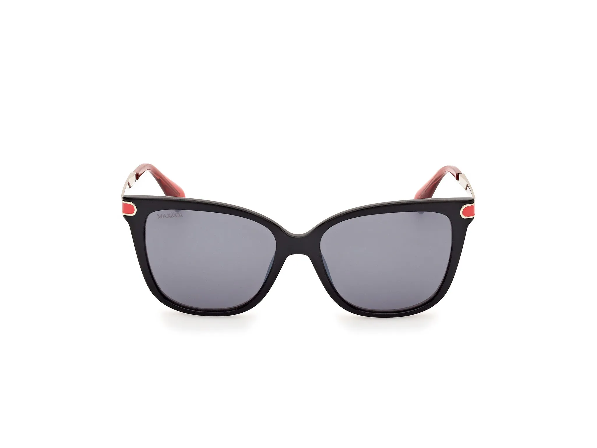 MAX&Co MO0100 01C Occhiali da sole Iniettato Nero Fumo Rotonda Normale - immagine 2