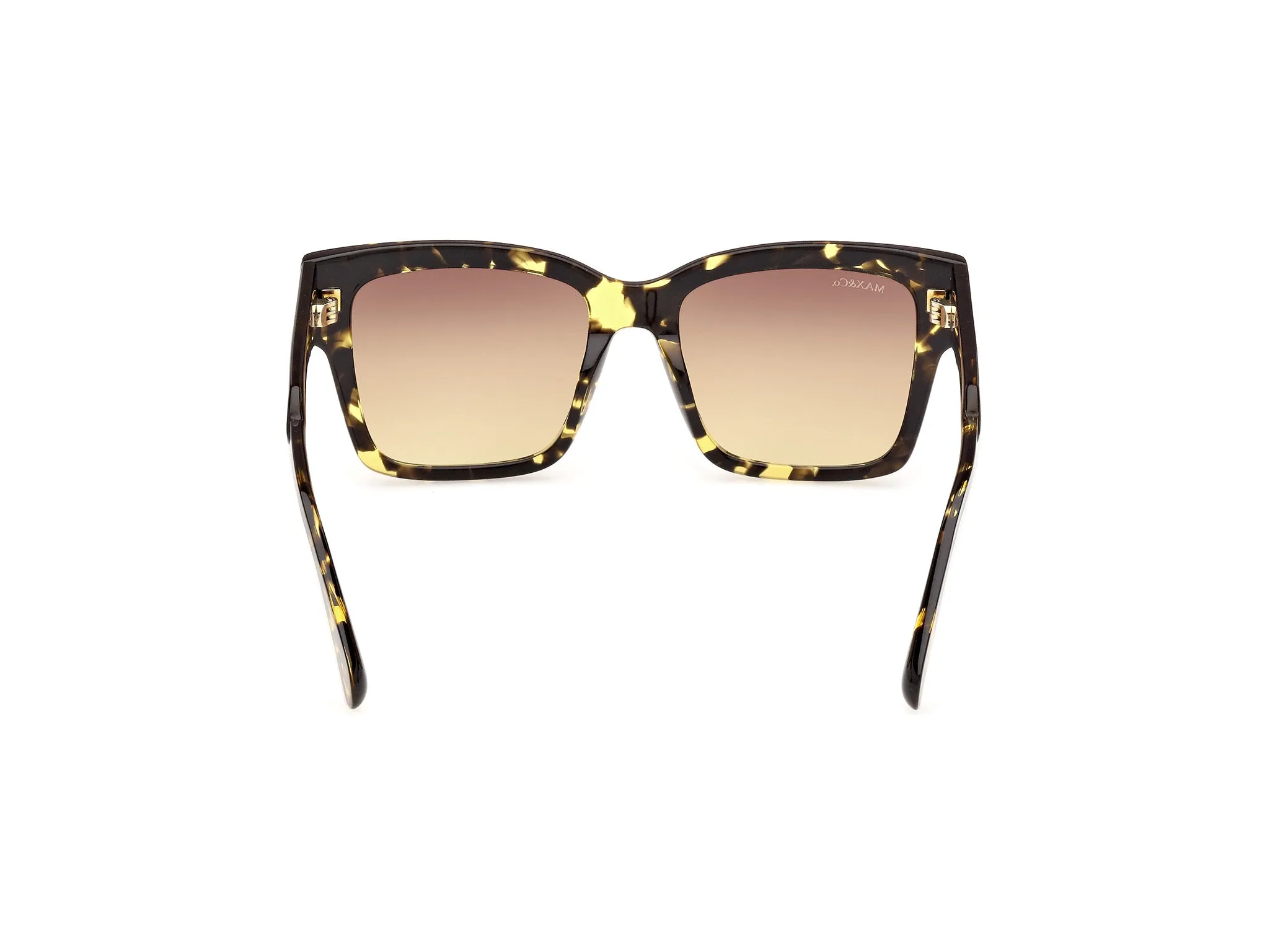 MAX&Co MO0094 55F Occhiali da sole Acetato Havana Marrone Squadrata Normale - immagine 4