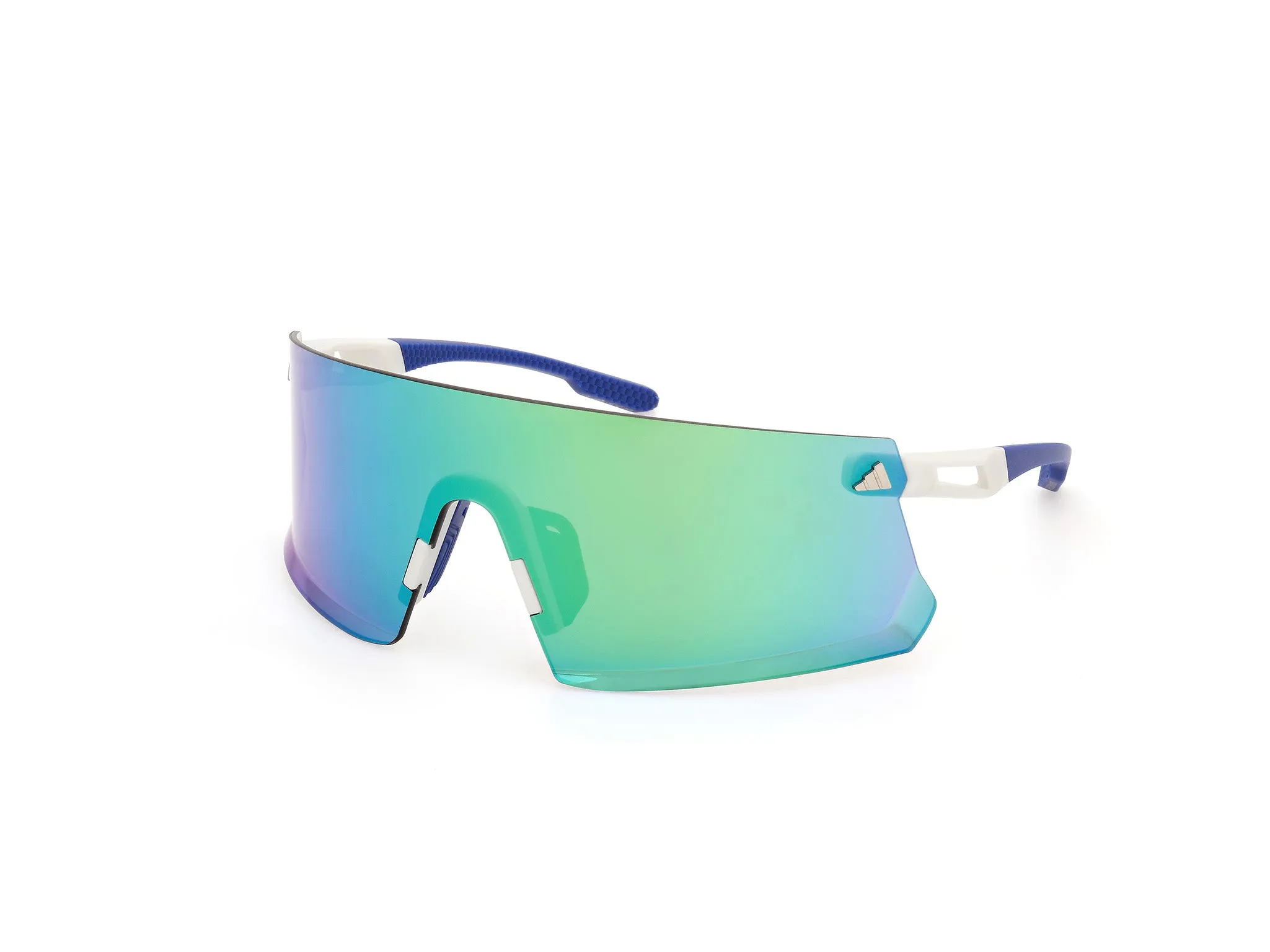 Adidas Sport SP0090 ADIDAS DUNAMIS 21Q Occhiali da sole Iniettato Bianco Verde Maschera Normale - immagine 1
