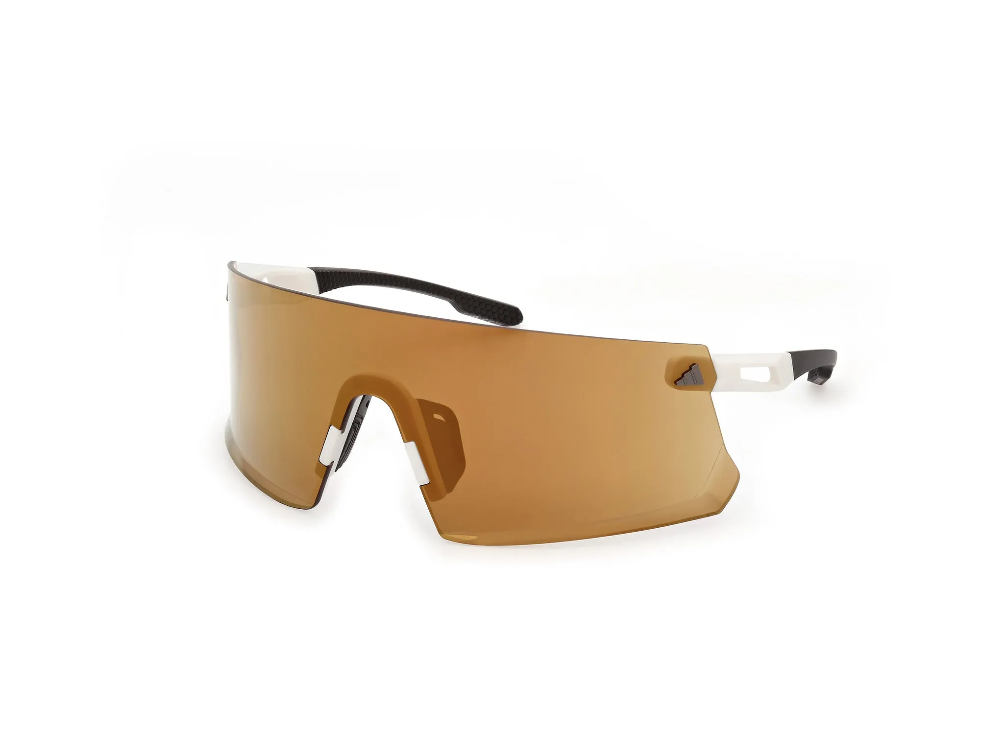 Adidas Sport SP0090 ADIDAS DUNAMIS 21G Occhiali da sole Iniettato Bianco Marrone Maschera Normale - immagine 1