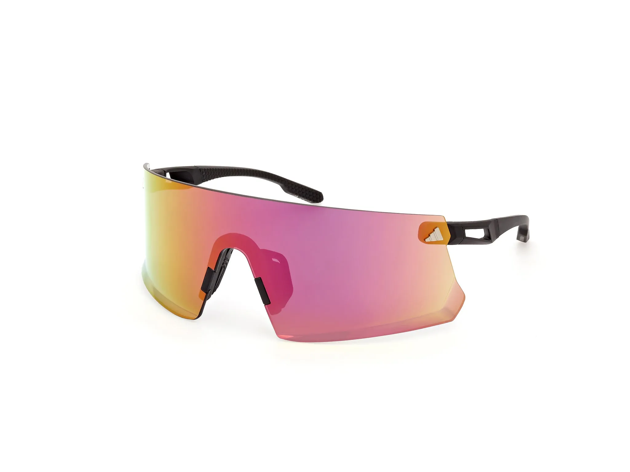 Adidas Sport SP0090 ADIDAS DUNAMIS 02Z Occhiali da sole Iniettato Nero Viola Maschera Normale - immagine 1