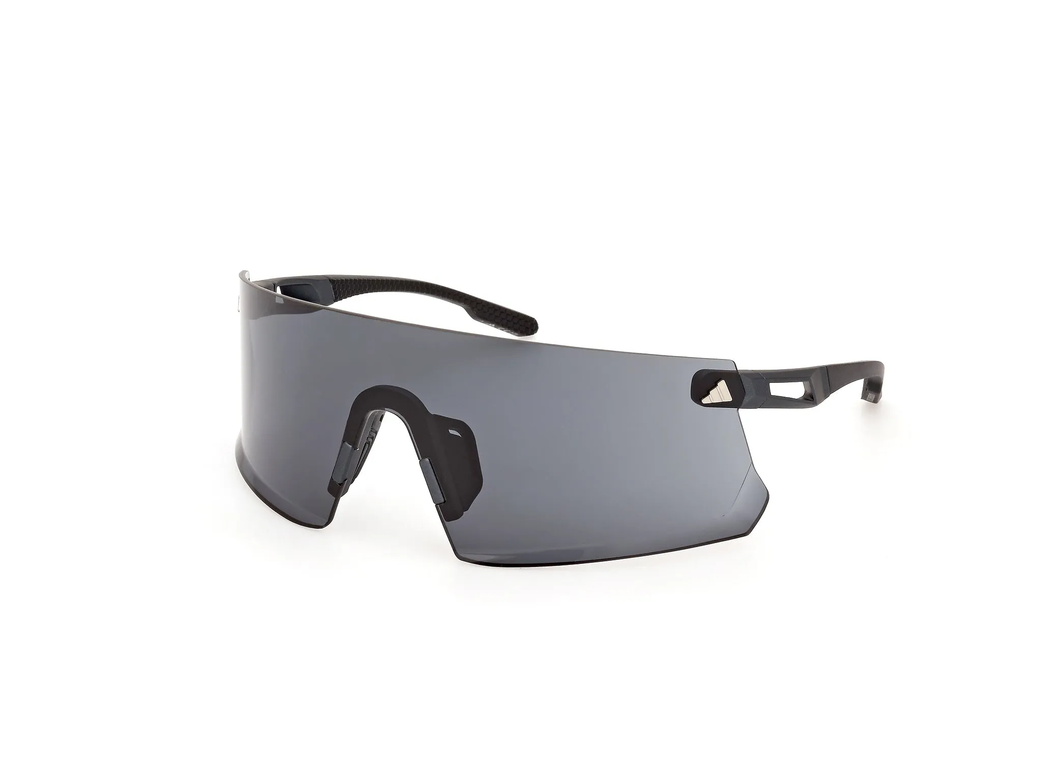 Adidas Sport SP0090 ADIDAS DUNAMIS 02A Occhiali da sole Iniettato Nero Fumo Maschera Normale - immagine 1