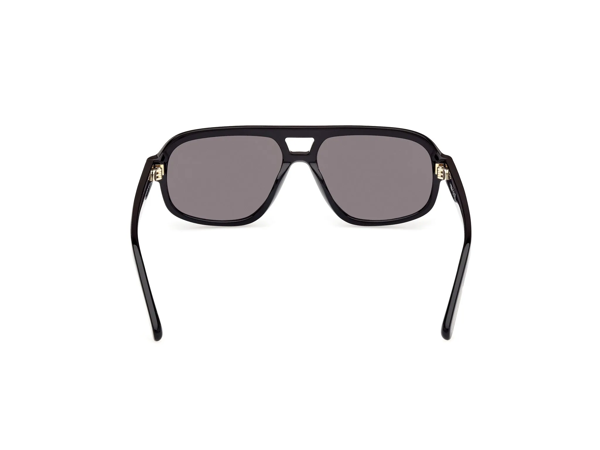 GCDS GD0046 01A Occhiali da sole Acetato Nero Fumo Pilot Normale - immagine 4
