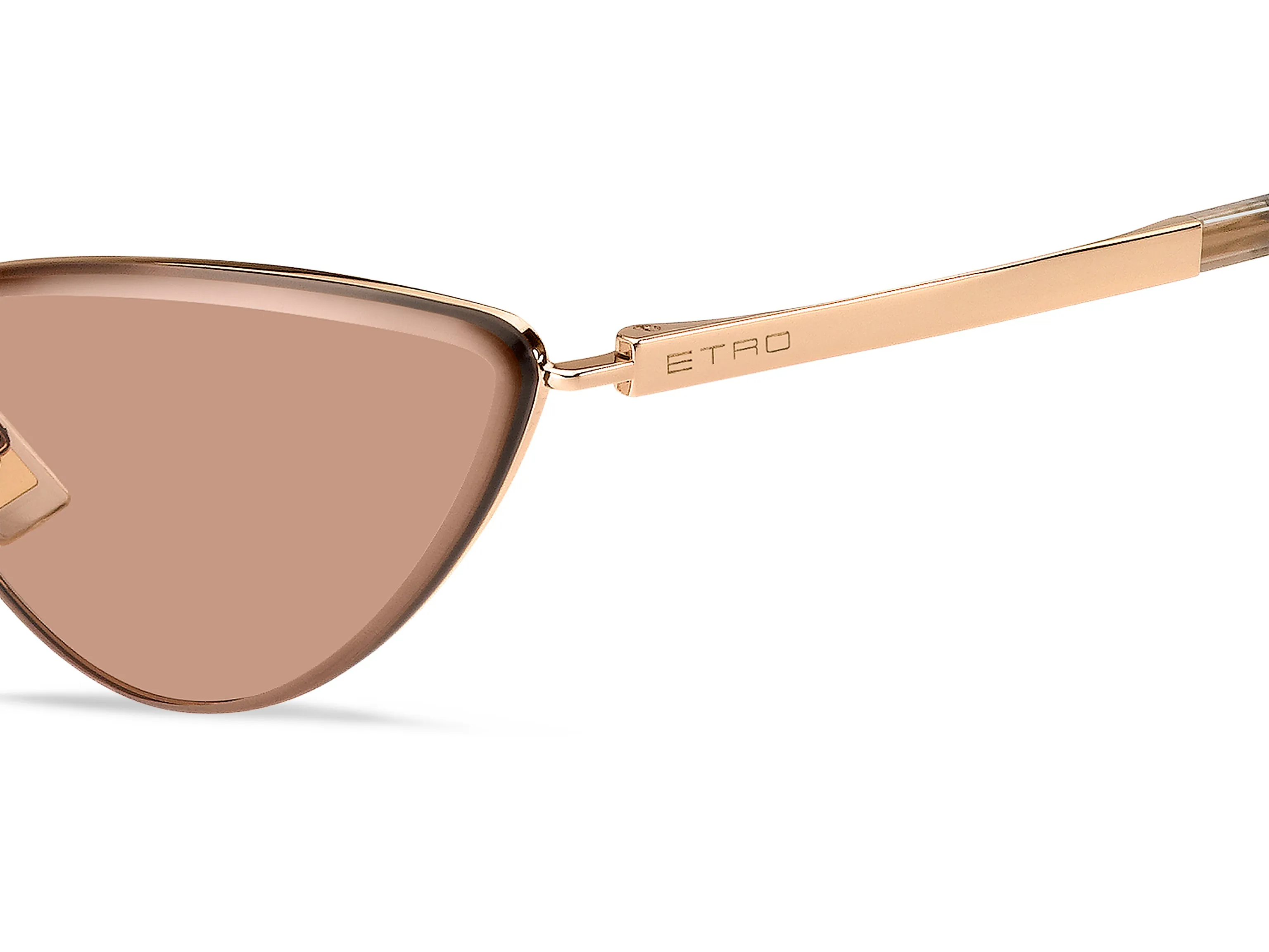 ETRO ETRO 0035/S DDB/VG Occhiali da sole Metallo Oro Marrone Cat Eye - immagine 4