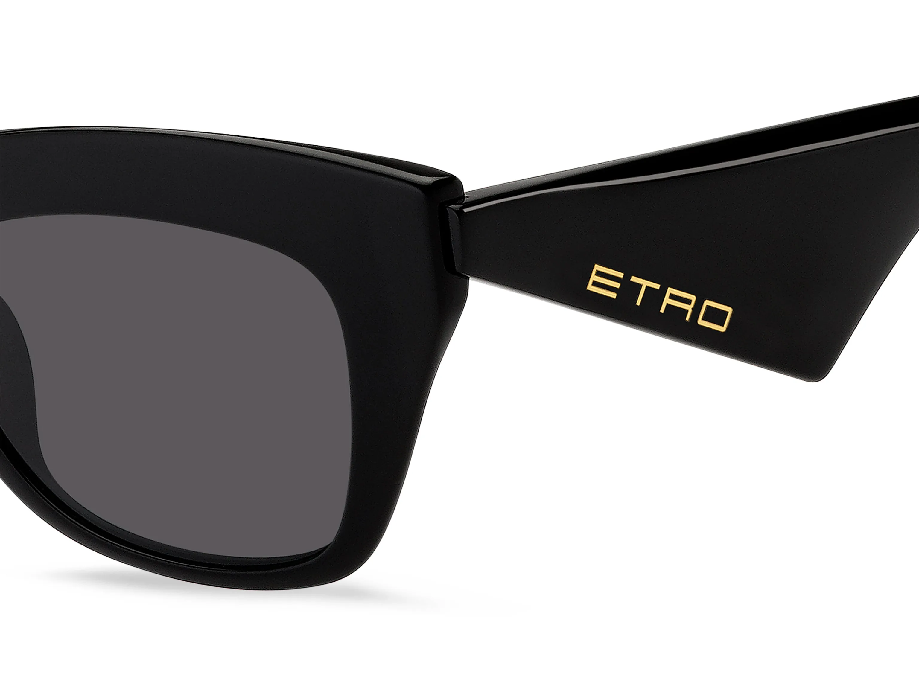 ETRO ETRO 0004/G/S 807/IR Occhiali da sole Acetato Nero Grigio Squadrata Normale - immagine 3