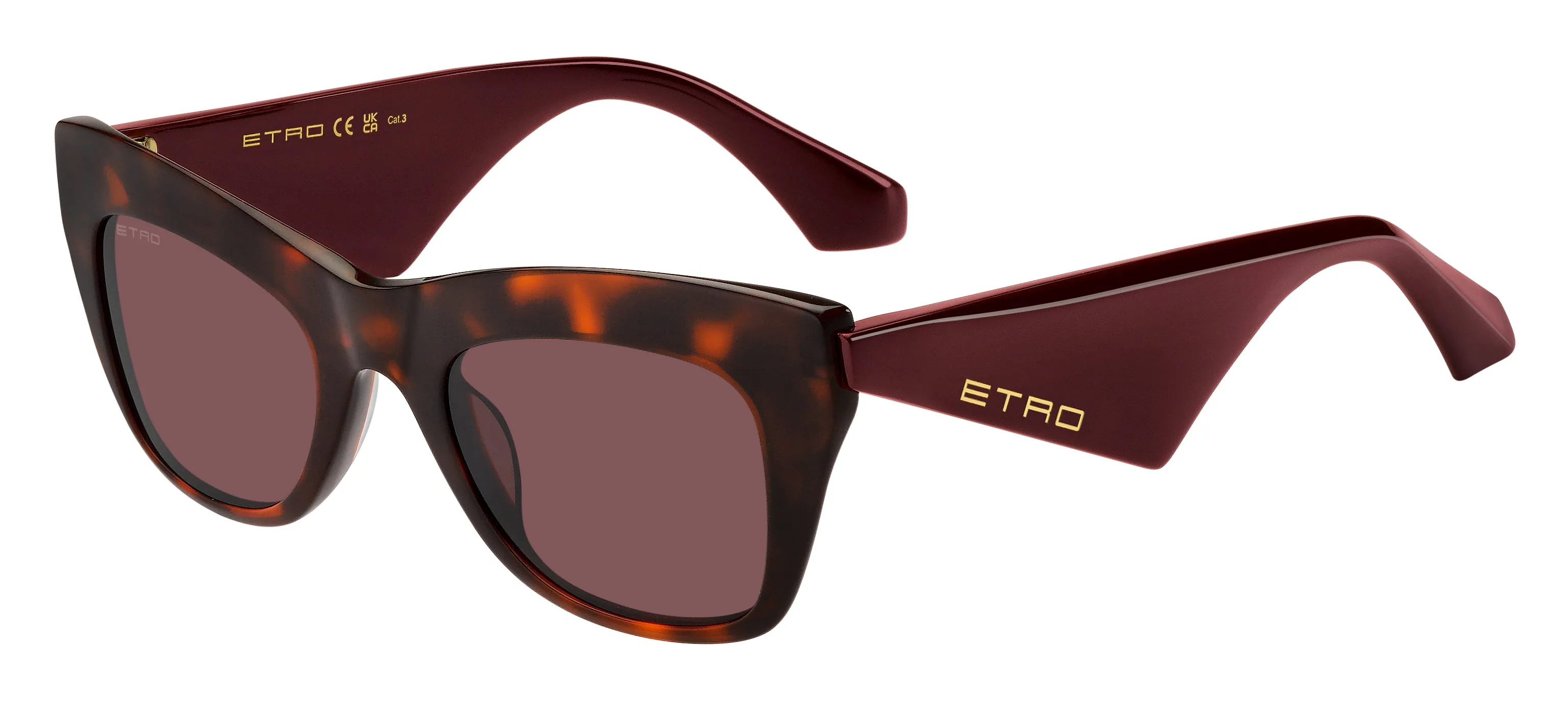 ETRO ETRO 0004/G/S 086/U1 Occhiali da sole Acetato Havana Rosa Squadrata Normale - immagine 1