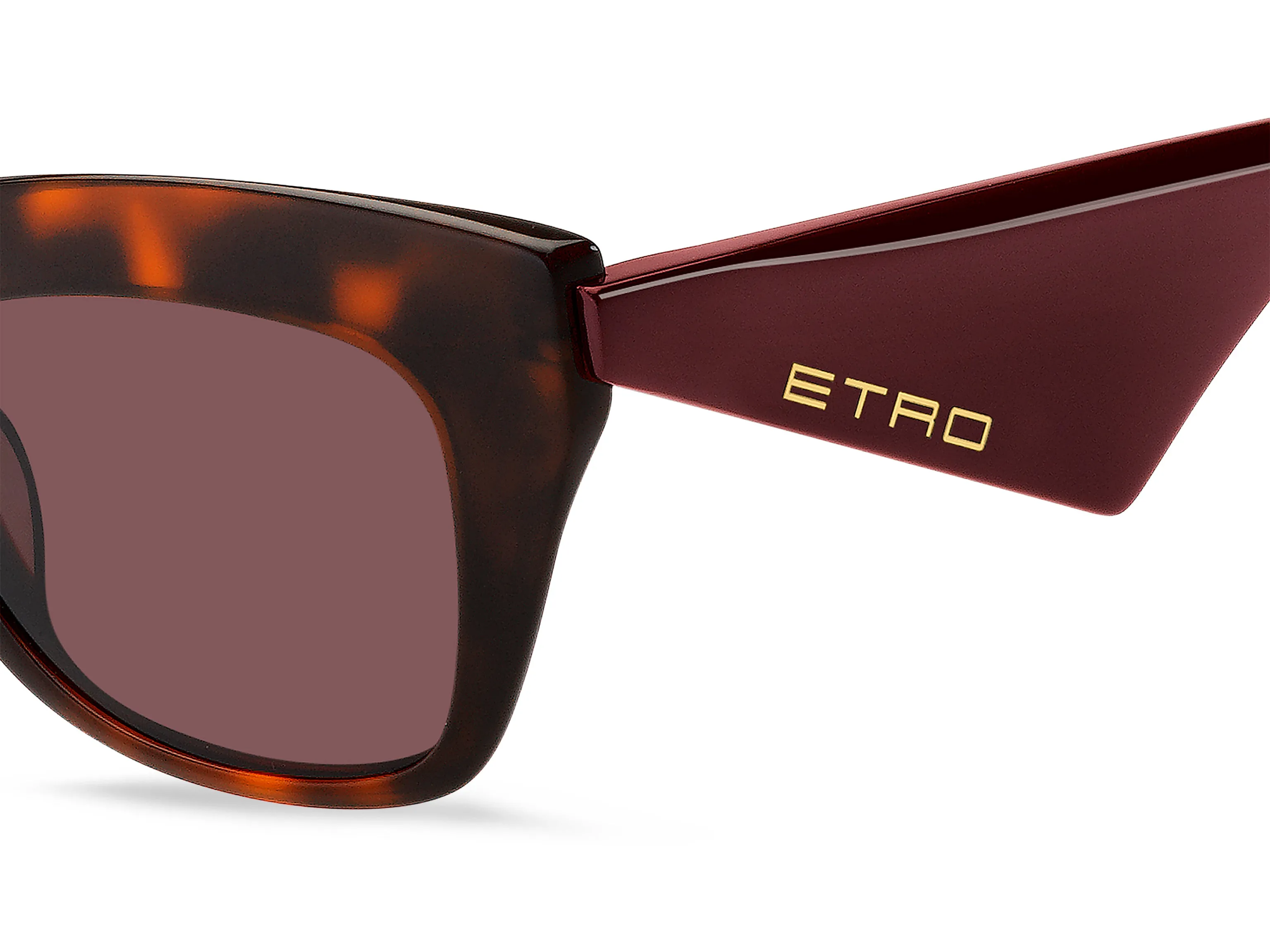 ETRO ETRO 0004/G/S 086/U1 Occhiali da sole Acetato Havana Rosa Squadrata Normale - immagine 3