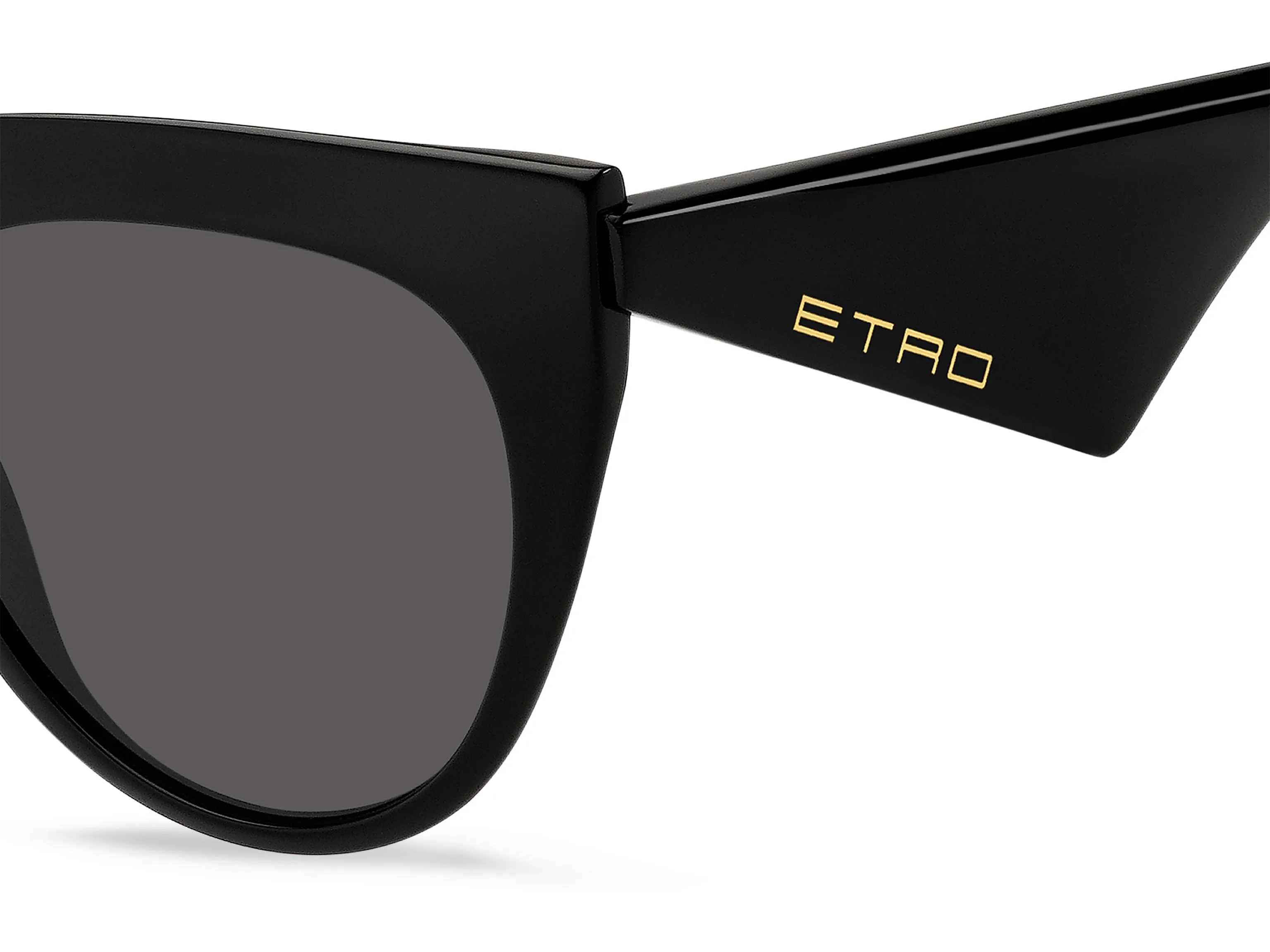 ETRO ETRO 0003/S 807/IR Occhiali da sole Acetato Nero Grigio Cat Eye Normale - immagine 3