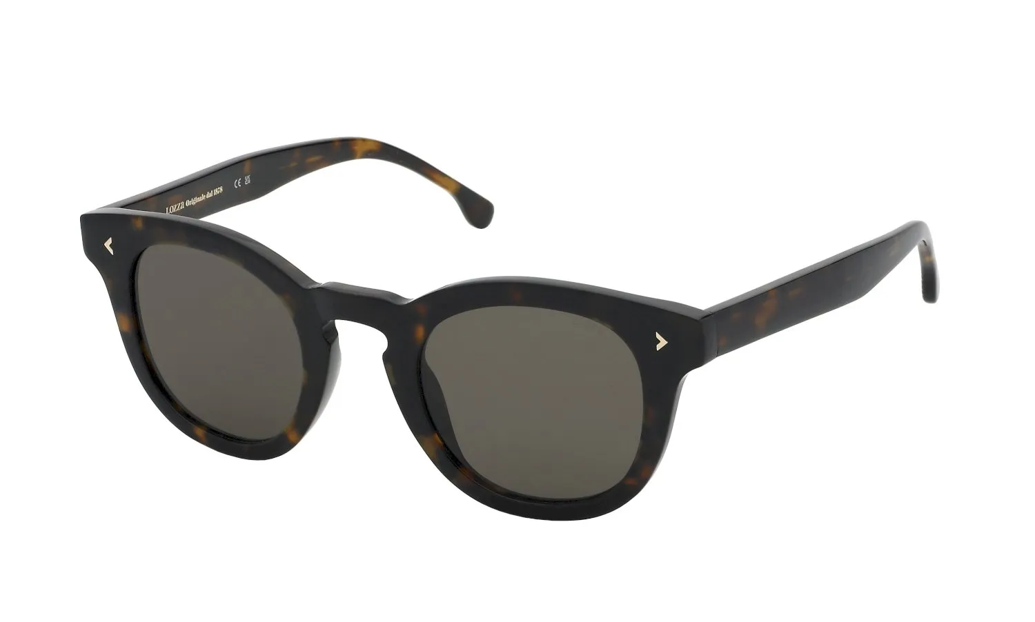 Lozza SL4360 ISCHIA 6 04BL Occhiali da sole Acetato Havana Marrone Pantos Antiriflesso - immagine 1