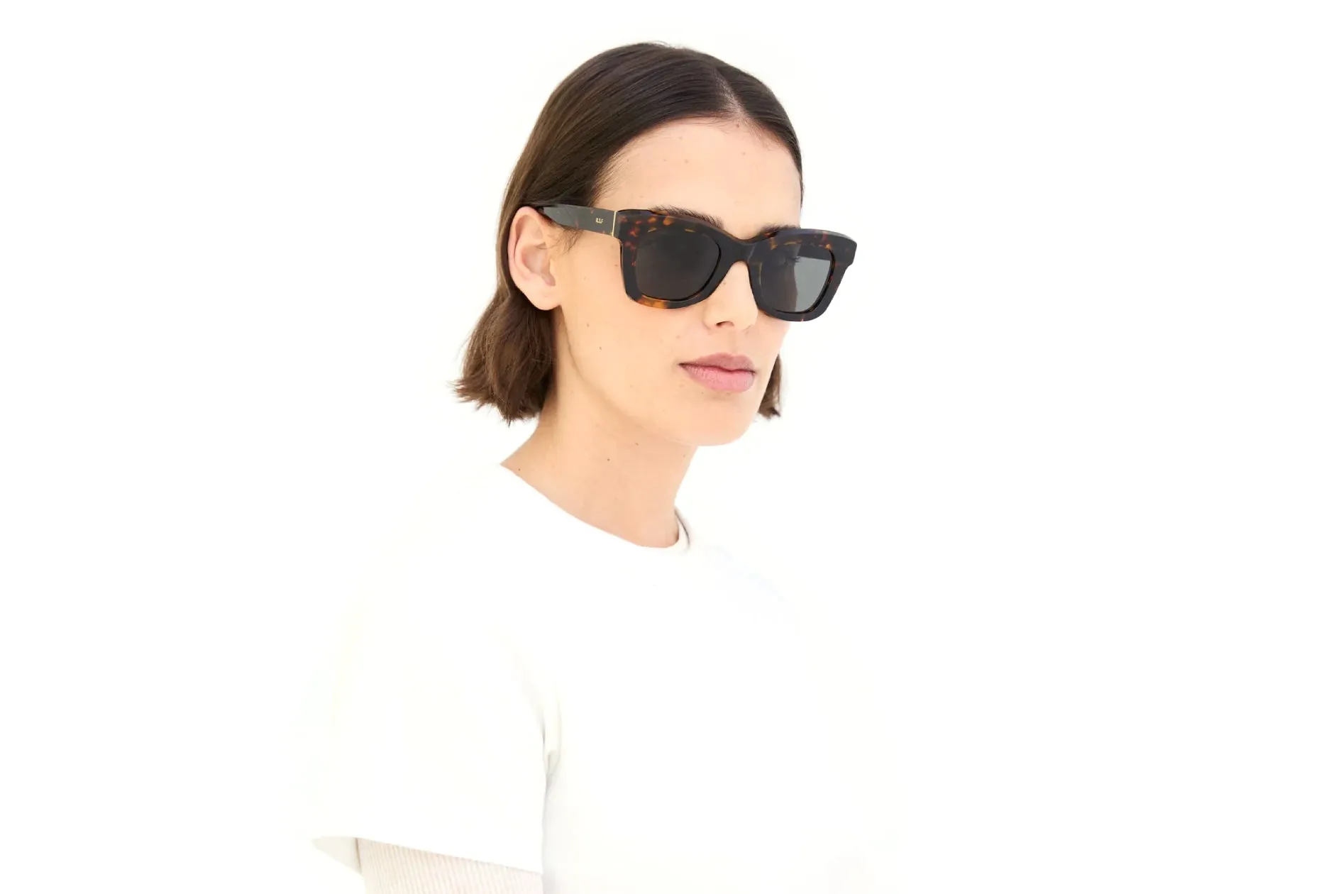 Retrosuperfuture DLC ALTURA BURNT HAVANA Occhiali da sole Acetato Havana Nero Squadrata Normale - immagine 3