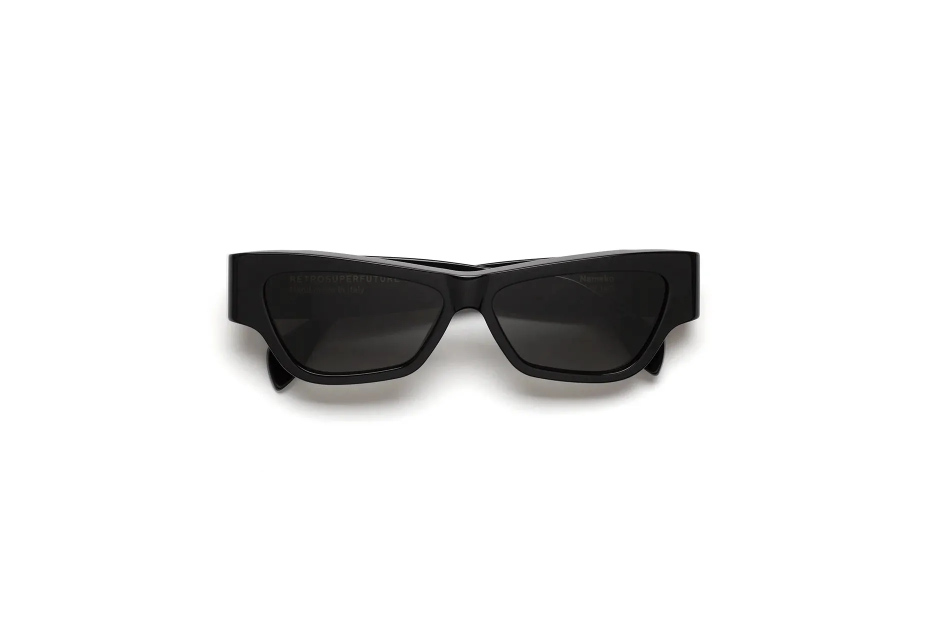 Retrosuperfuture K8U NAMEKO BLACK Occhiali da sole Acetato Nero Nero Squadrata Normale - immagine 2