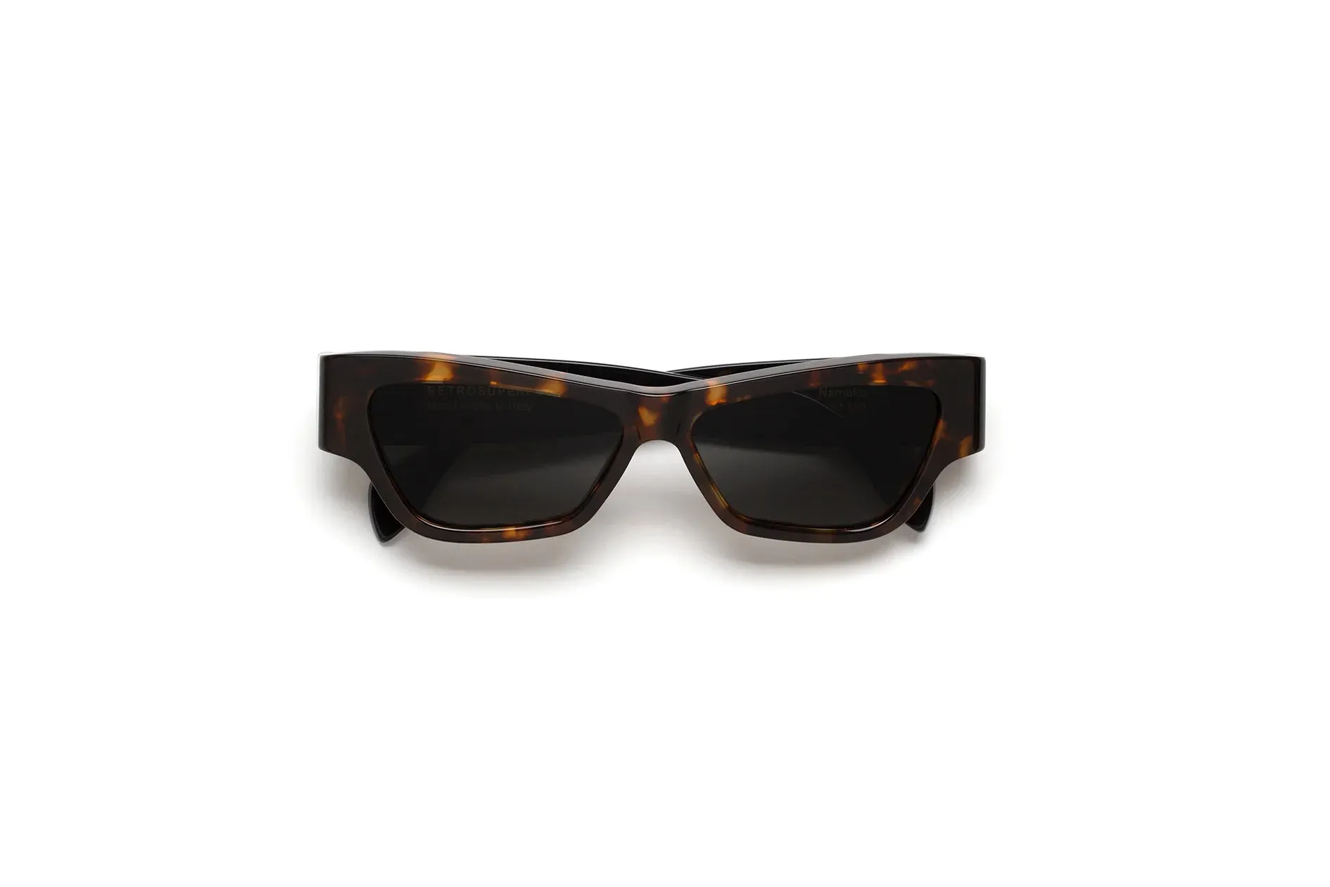 Retrosuperfuture XWN NAMEKO BURNT HAVANA Occhiali da sole Acetato Havana Nero Squadrata Normale - immagine 2