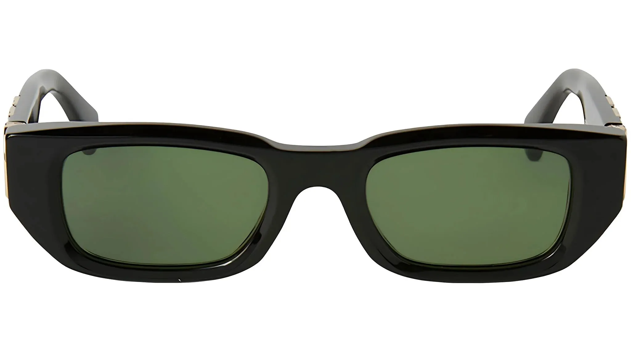Off-White Unisex OERI124 Fillmore 1055 black green Occhiali da sole Acetato Nero Verde Squadrata Normale - immagine 1