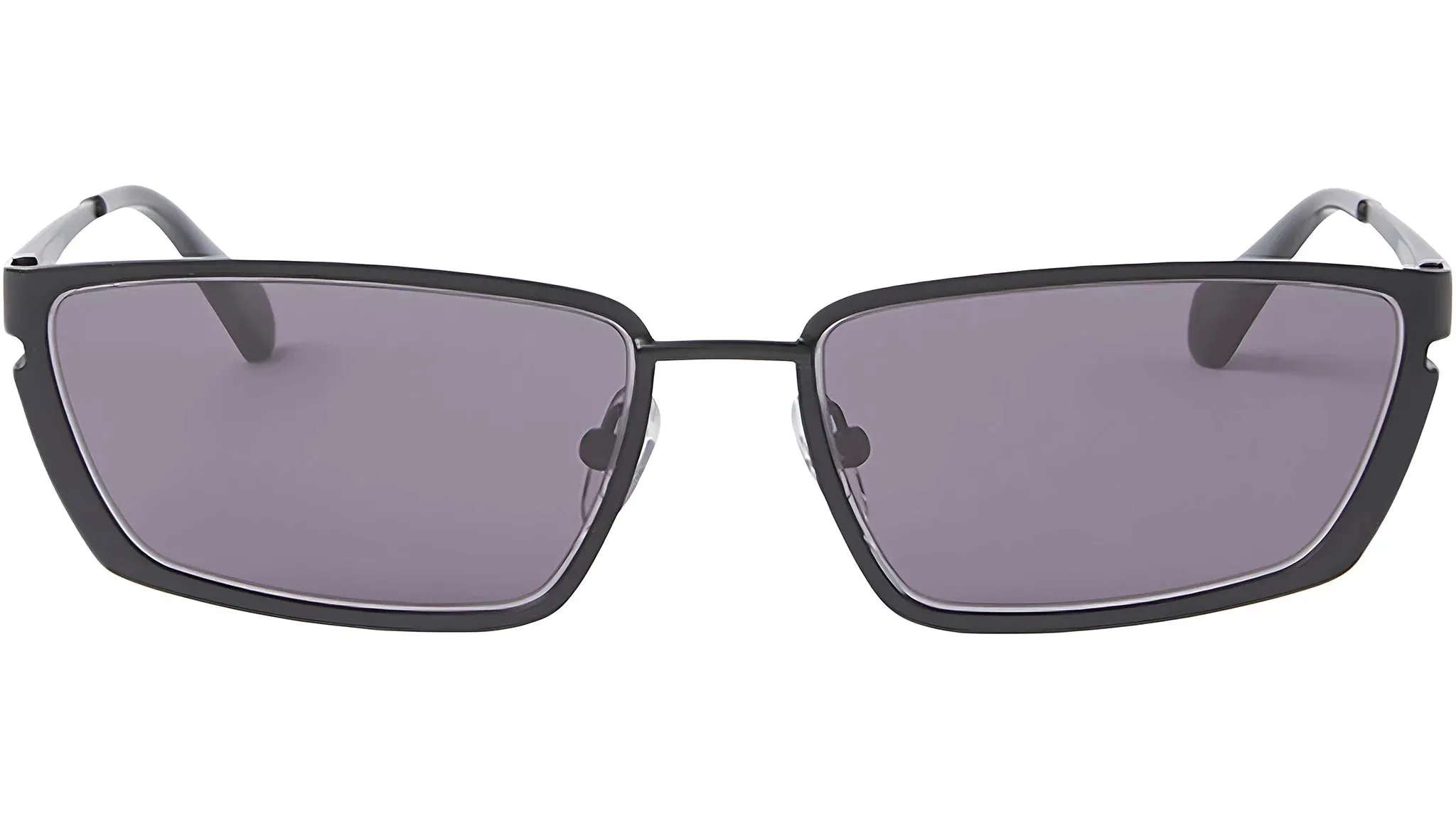Off-White Unisex OERI119 Richfield 1007 black Occhiali da sole Metallo Nero Grigio Squadrata Normale - immagine 2