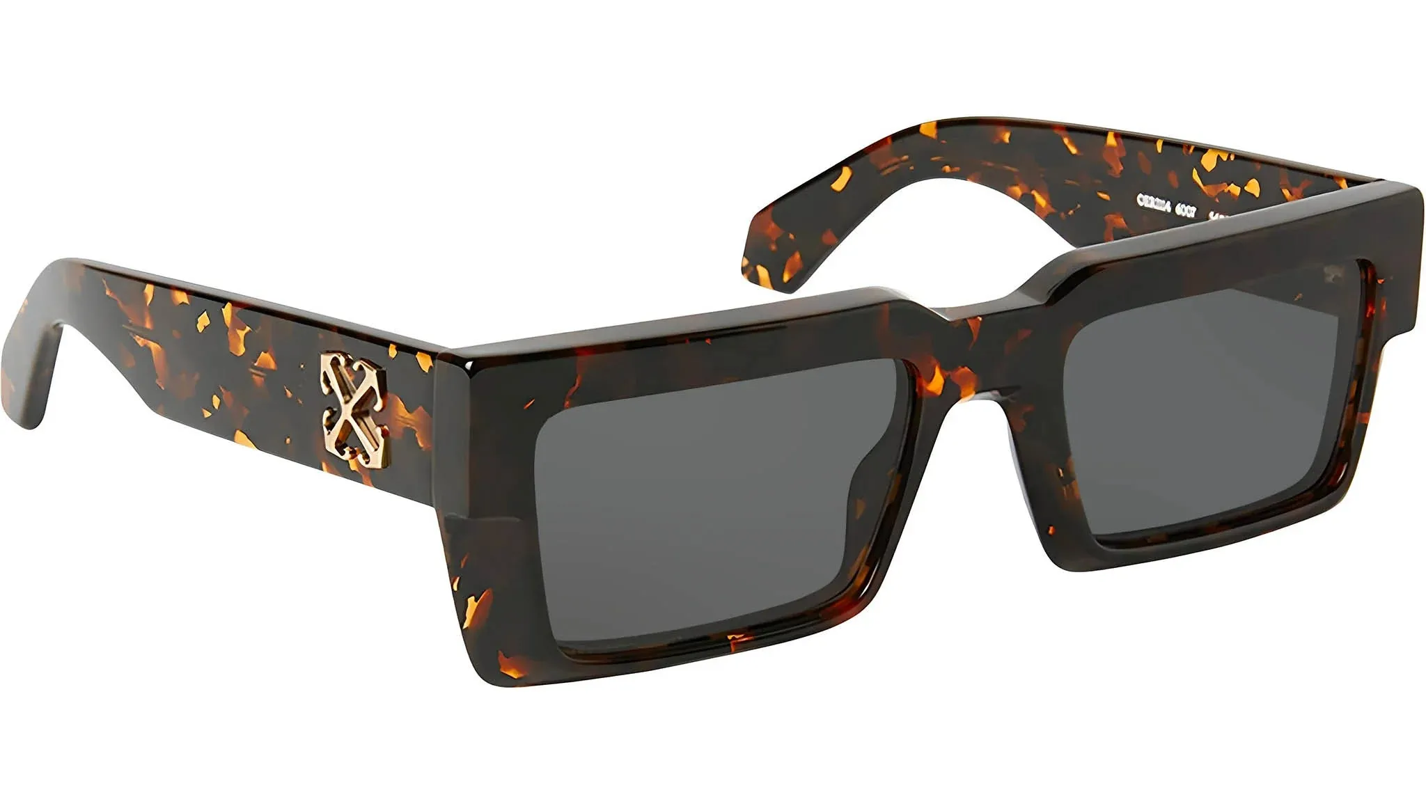 Off-White Unisex OERI114 Moberly 6007 havana Occhiali da sole Acetato Havana Grigio Squadrata Normale - immagine 2