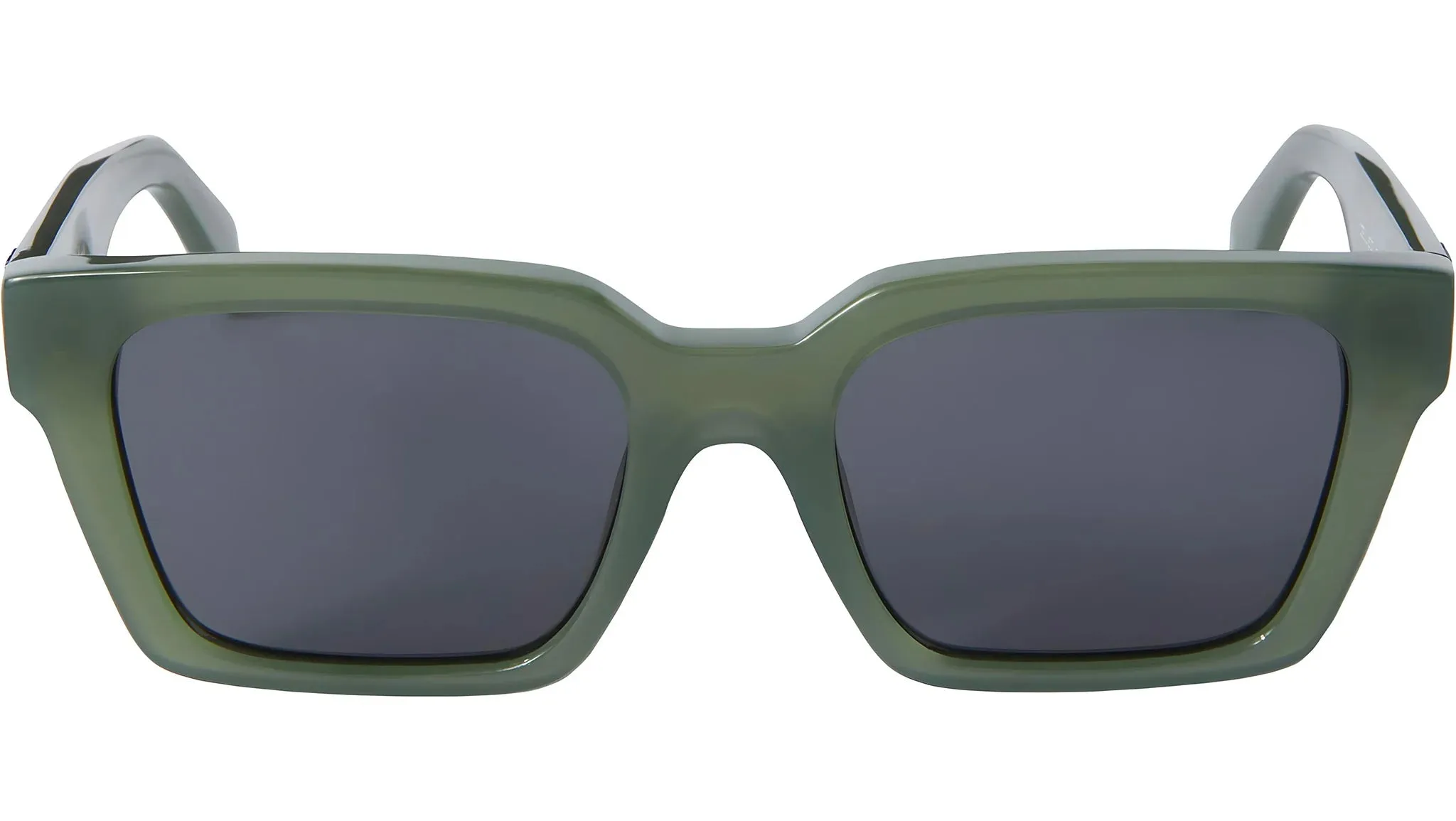 Off-White Unisex OERI111 Branson 5707 sage green Occhiali da sole Acetato Verde Grigio Squadrata Normale - immagine 1