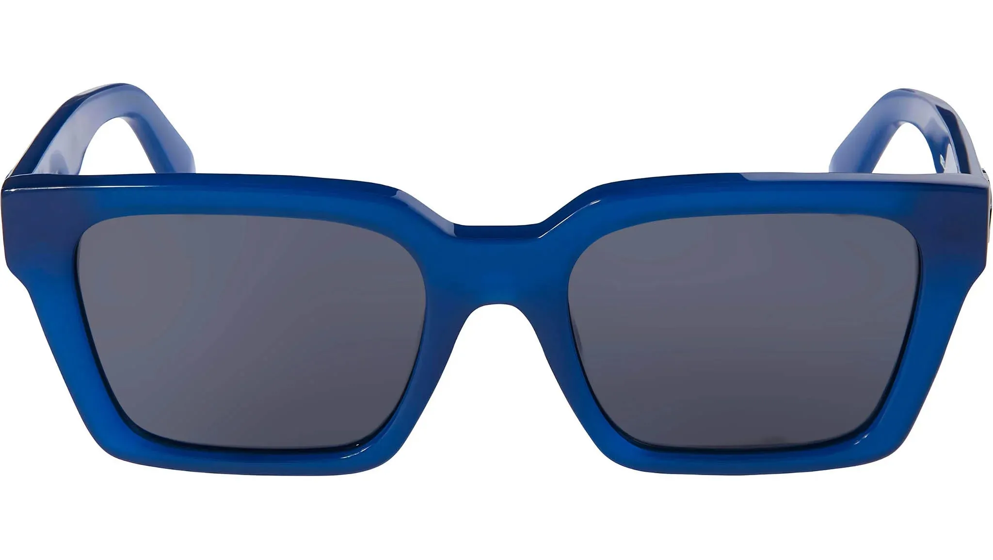 Off-White Unisex OERI111 Branson 4507 blue Occhiali da sole Acetato Blu Grigio Squadrata Normale - immagine 1