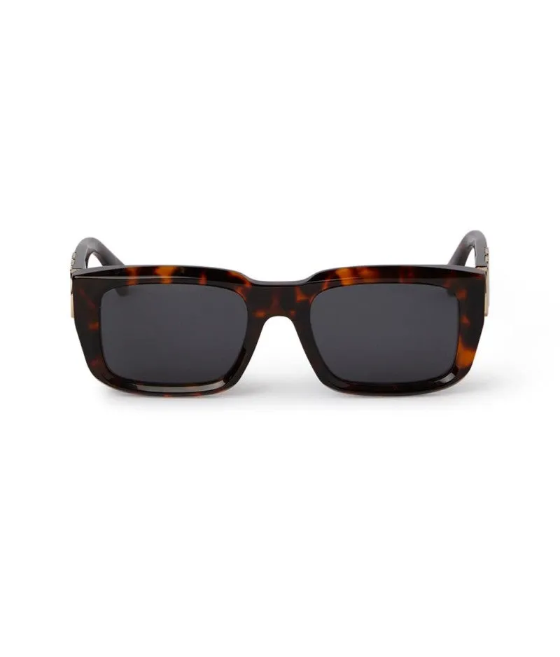 Off-White Unisex OERI125 Hays 6007 havana Occhiali da sole Acetato Havana Grigio Squadrata Normale - immagine 1