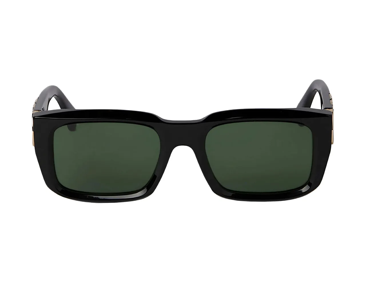 Off-White Unisex OERI125 Hays 1055 black Occhiali da sole Acetato Nero Verde Squadrata Normale - immagine 2