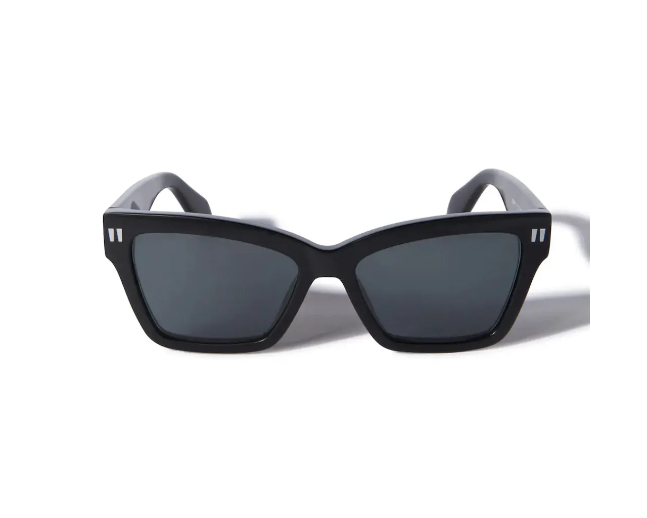 Off-White Unisex OERI110 Cincinnati 1007 black Occhiali da sole Acetato Nero Grigio Squadrata - immagine 1