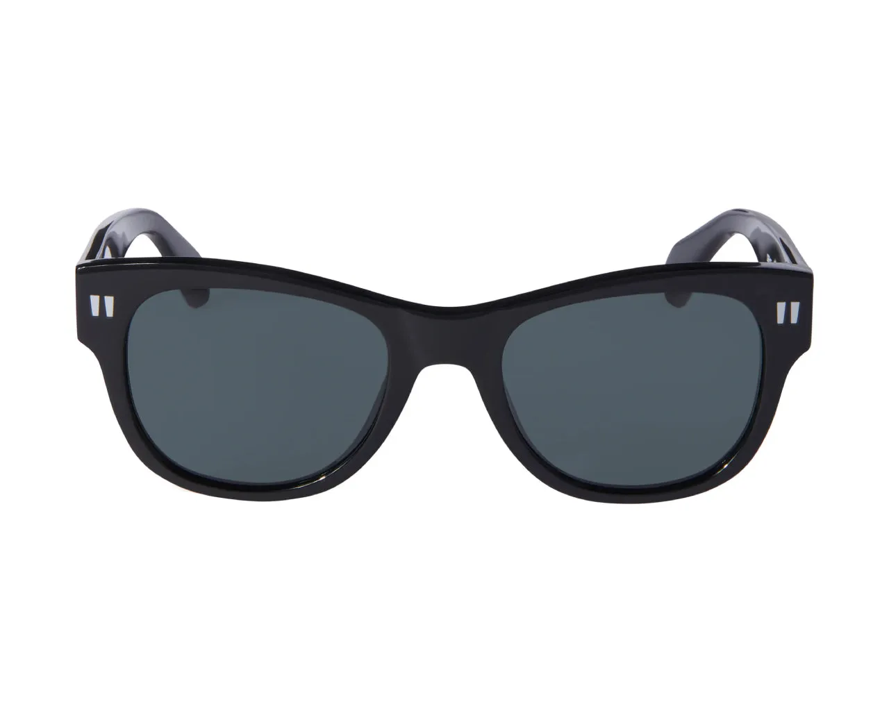 Off-White Unisex OERI107 Moab 1007 black Occhiali da sole Acetato Nero Grigio Rotonda Normale - immagine 1