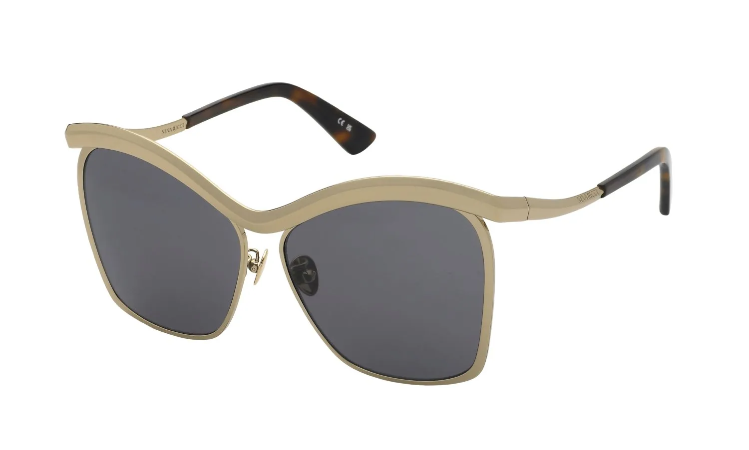 Nina Ricci Nina Ricci SNR401 300 Occhiali da sole Fumo - immagine 1