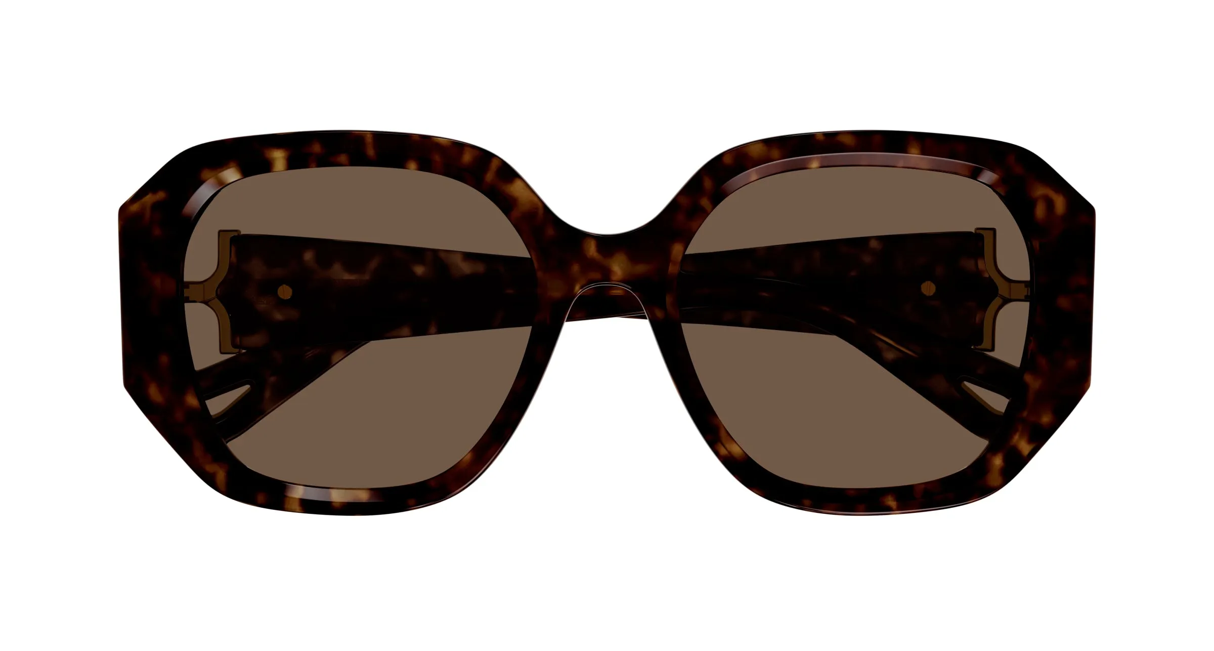 Chloé CH0236S 002 Occhiali da sole Acetato Havana Marrone Squadrata - immagine 2