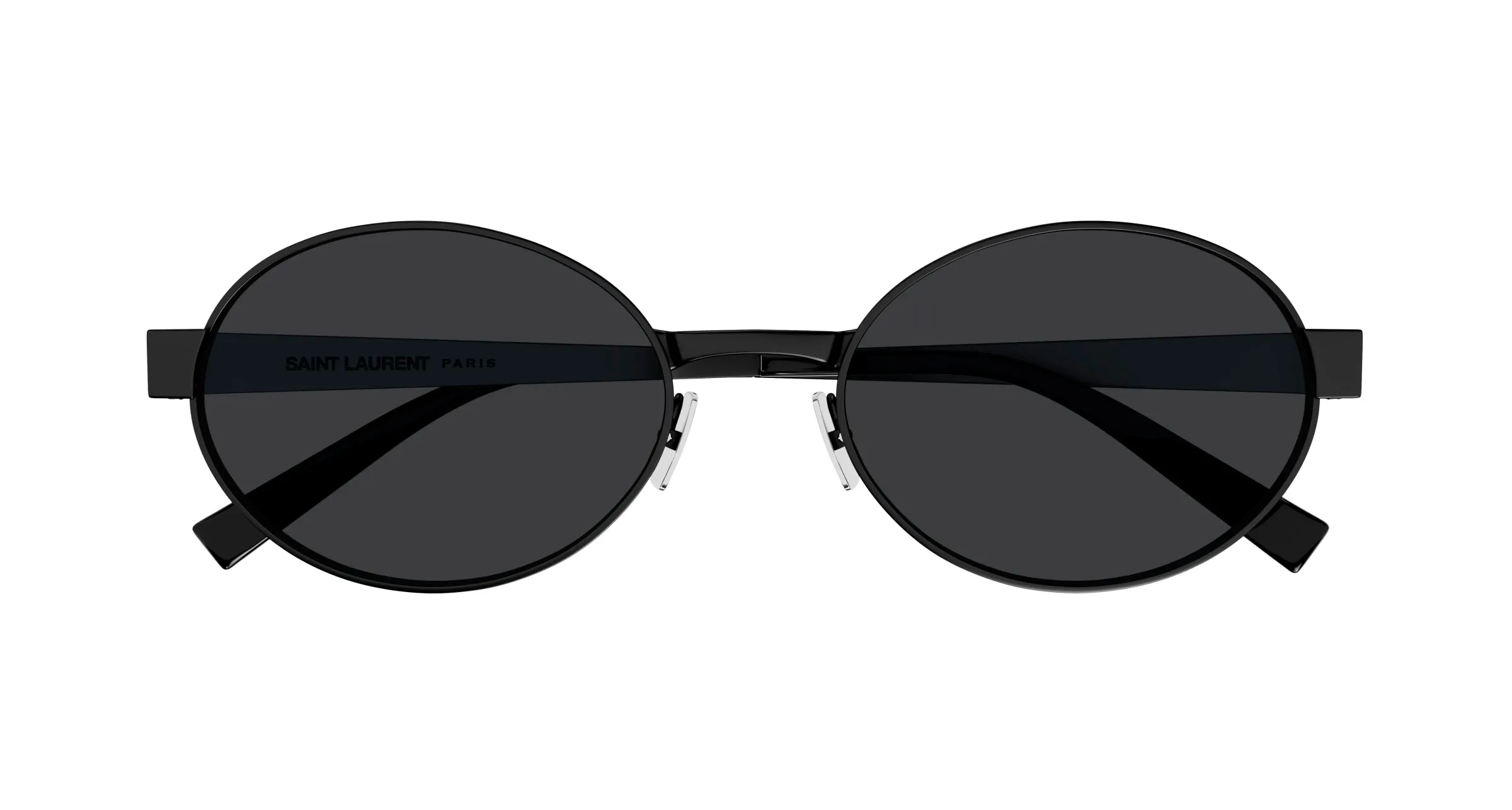 SAINT LAURENT SL 692 001 Occhiali da sole Metallo Nero Nero Rotonda - immagine 2