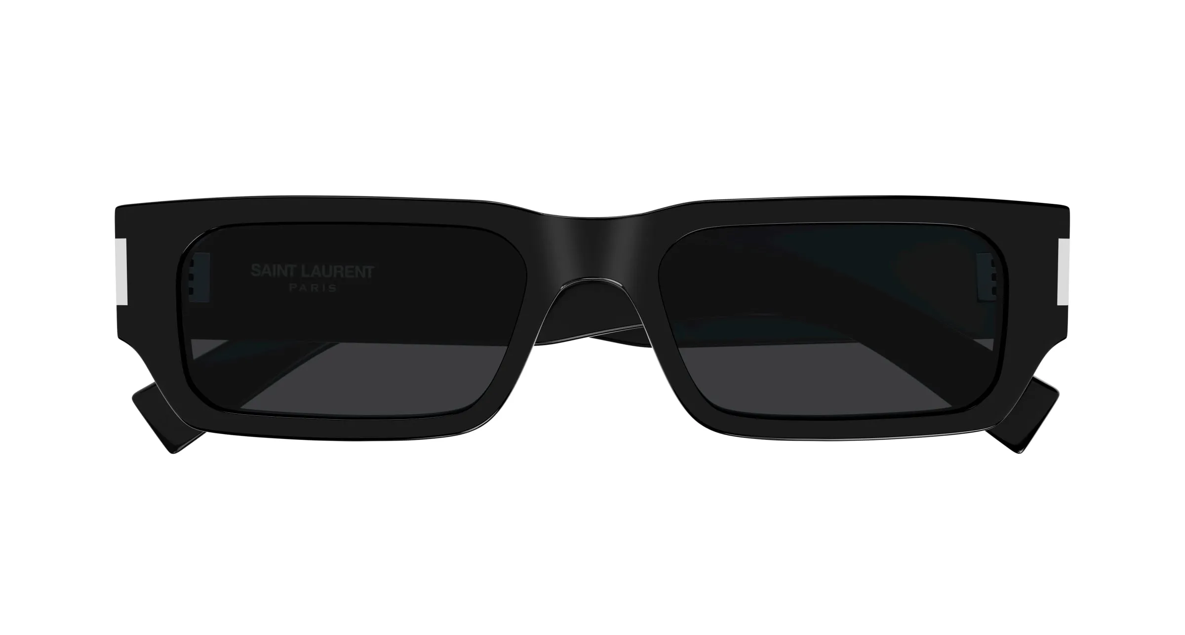 SAINT LAURENT SL 660 001 Occhiali da sole Acetato Nero Nero Squadrata - immagine 2