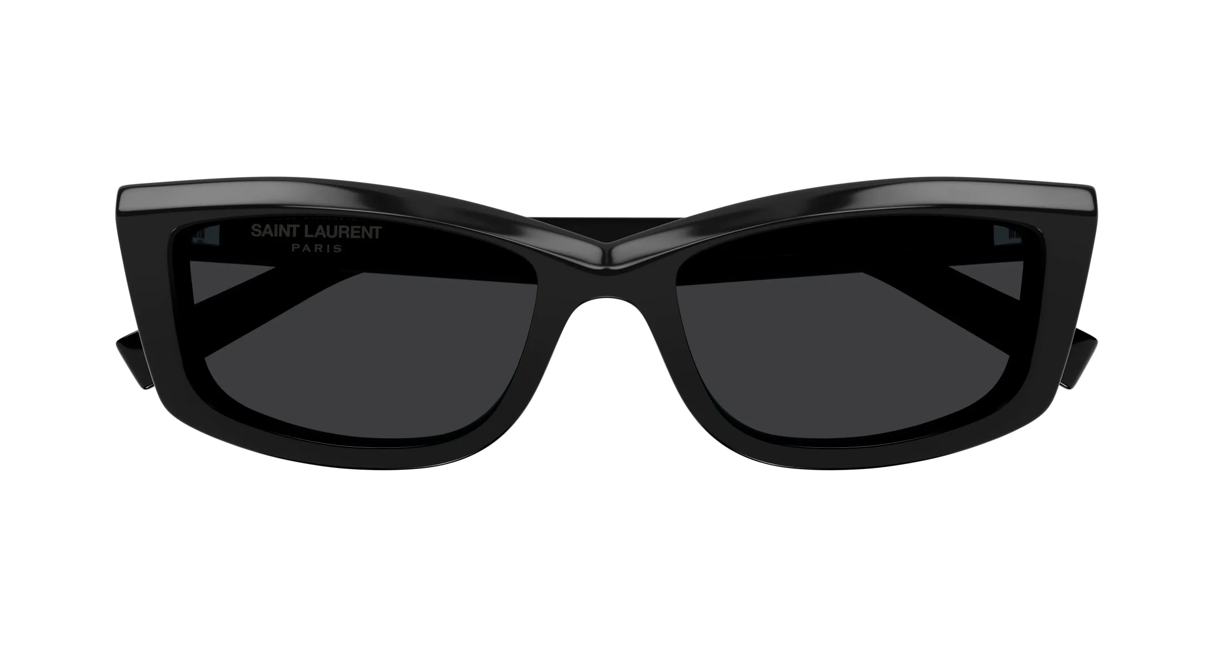 SAINT LAURENT Donna SL 658 001 Occhiali da sole Acetato Nero Nero Cat Eye - immagine 2