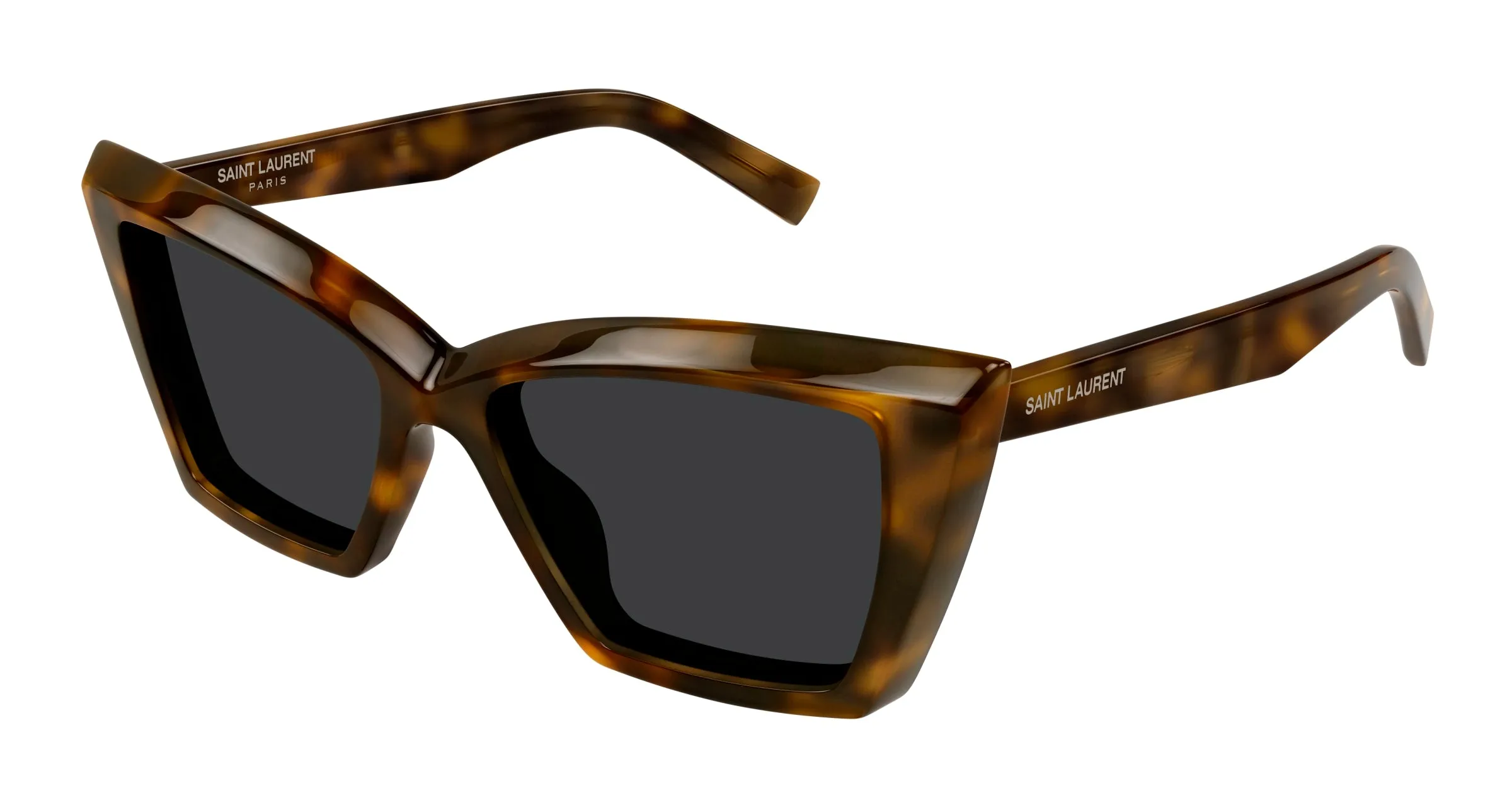 SAINT LAURENT SL 657 002 Occhiali da sole Acetato Havana Nero Cat Eye - immagine 1