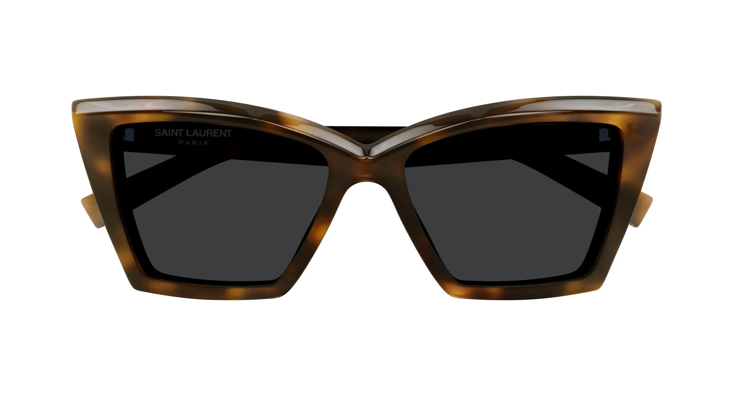 SAINT LAURENT SL 657 002 Occhiali da sole Acetato Havana Nero Cat Eye - immagine 2