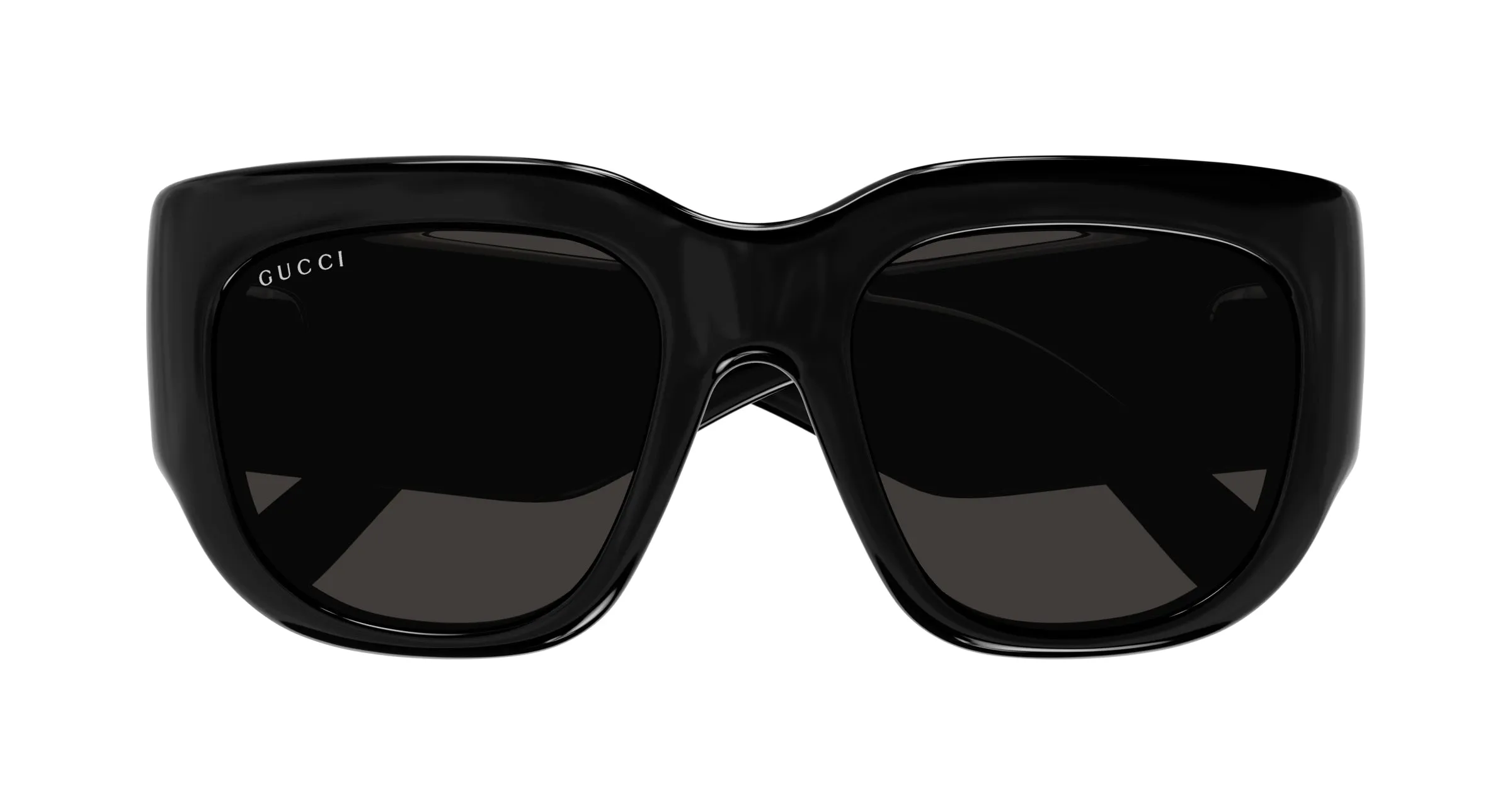 Gucci GG1545S 001 Occhiali da sole Iniettato Nero Grigio Squadrata - immagine 2