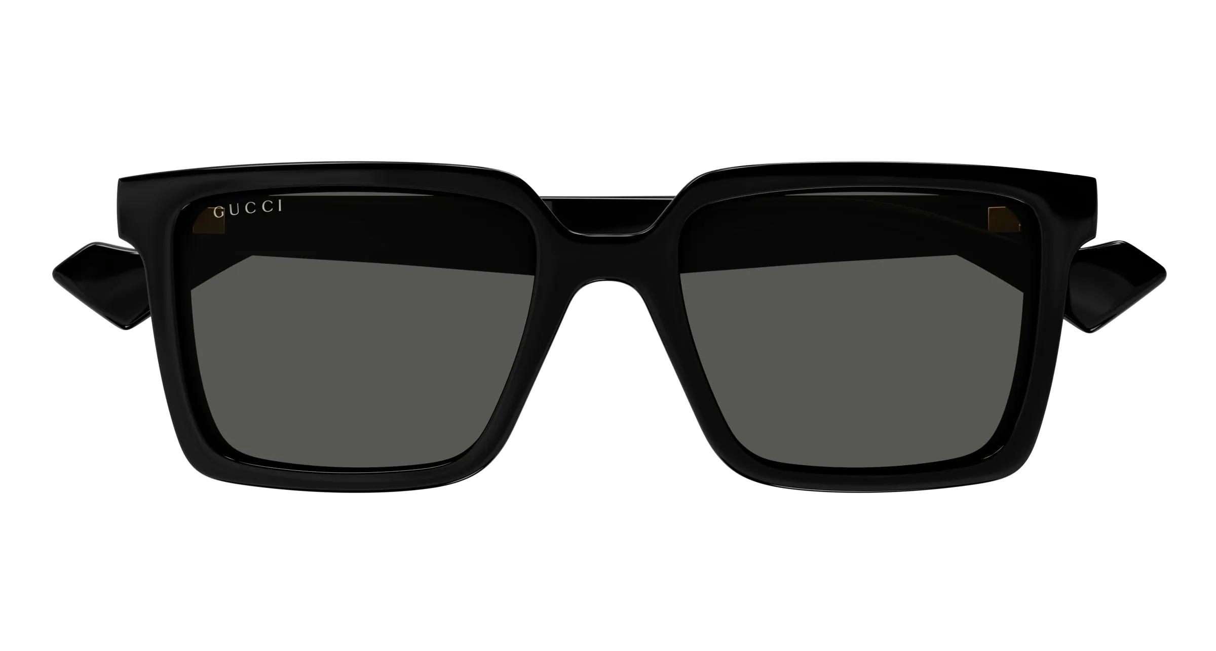 Gucci GG1540S 001 Occhiali da sole Iniettato Nero Grigio Squadrata - immagine 2