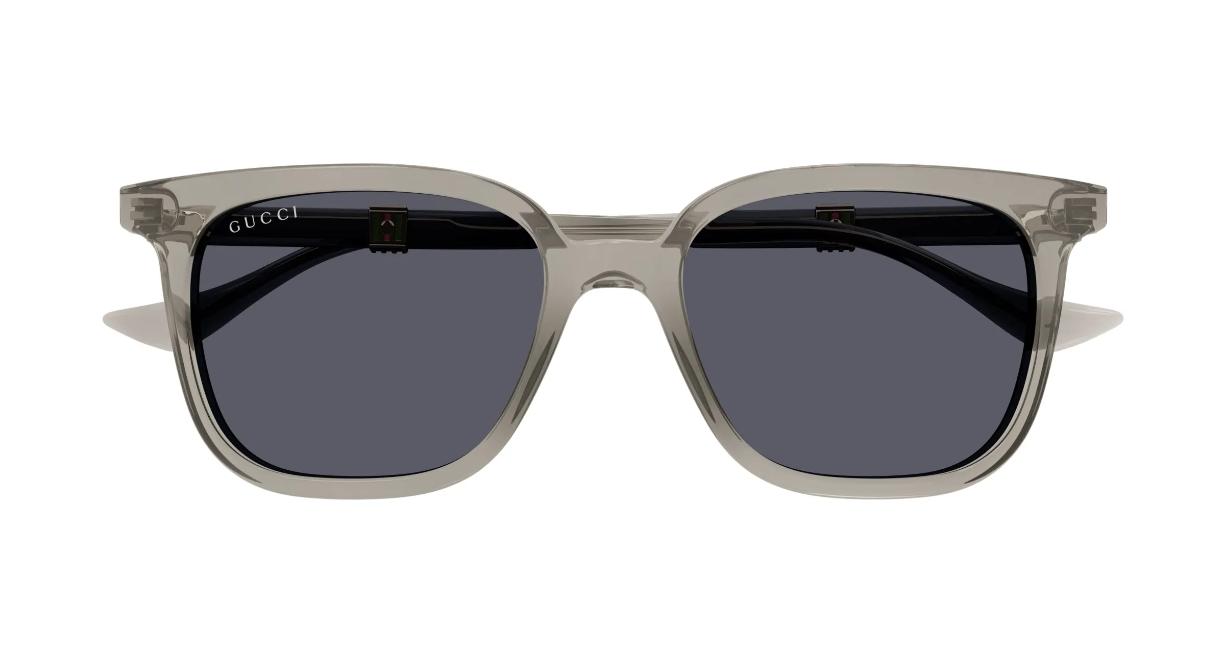 Gucci GG1493S 003 Occhiali da sole Acetato Marrone Grigio Squadrata - immagine 2